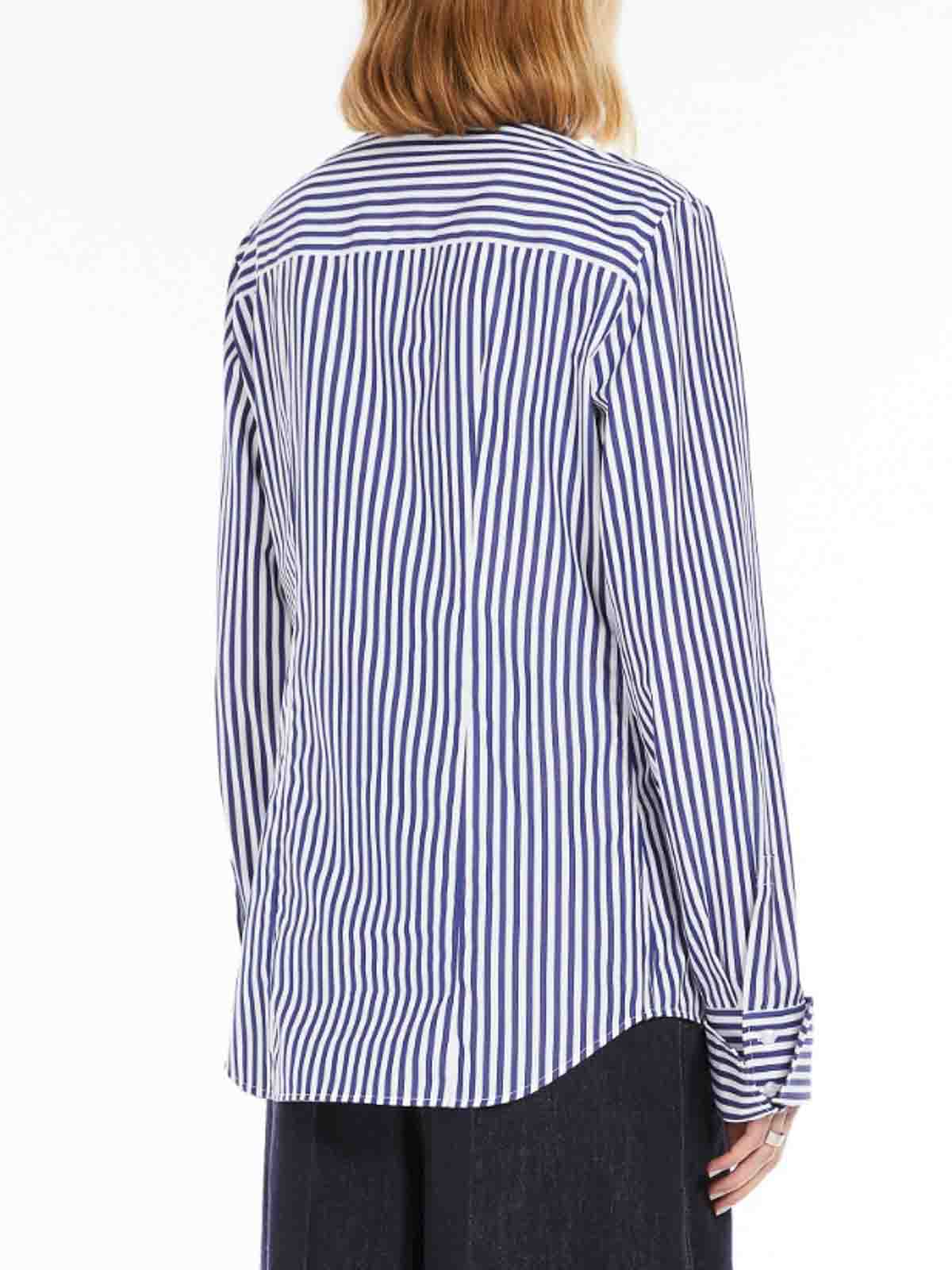 Striped Poplin Shirt 2512191041600020 (Sportmax / シャツ・ブラウス ) | Sportmax (スポーツマックス)(3)