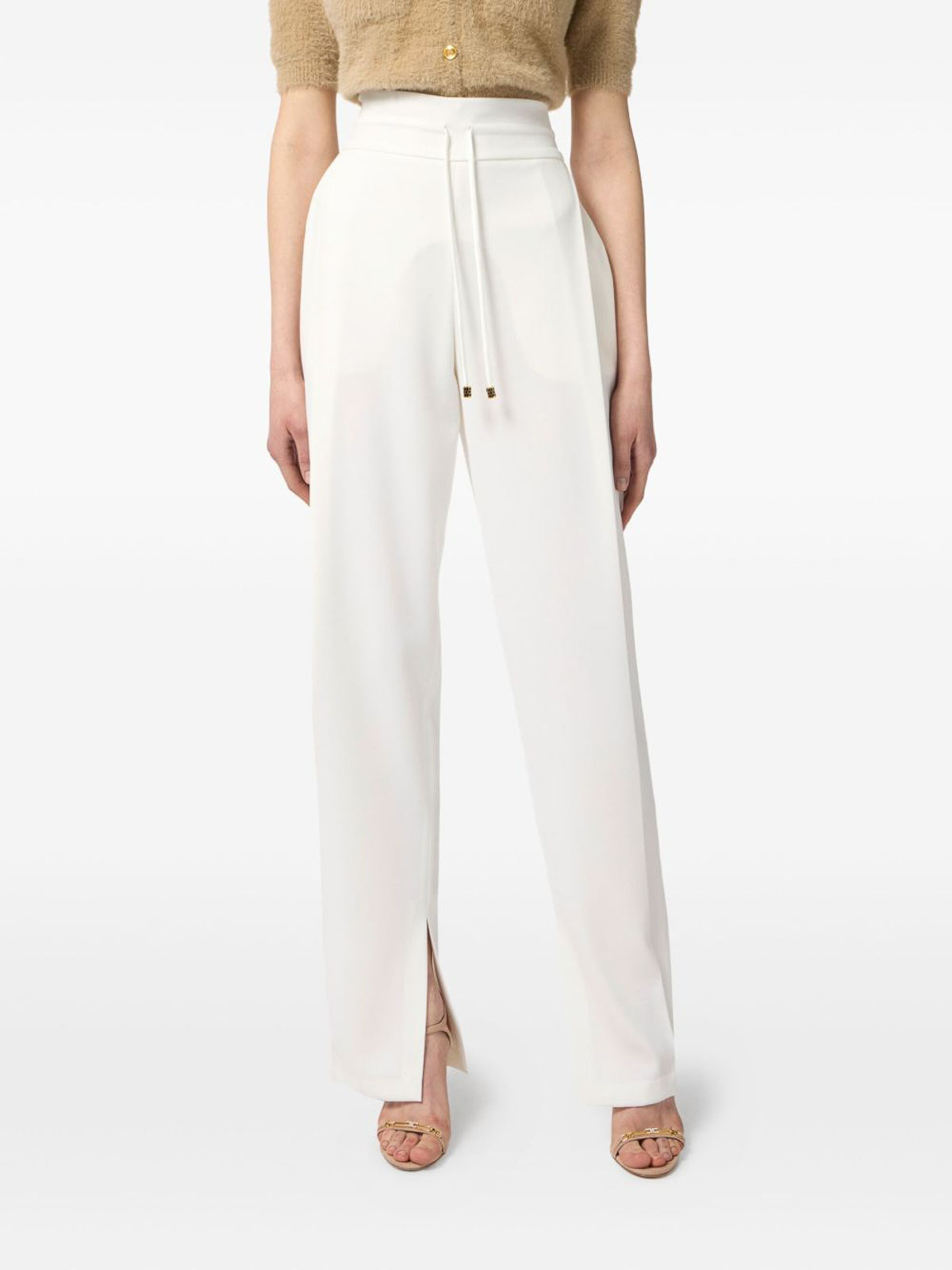 Crepe trousers PA11757E2360 (Elisabetta Franchi / パンツ ) | Elisabetta Franchi (エリザベッタ フランキ)(2)