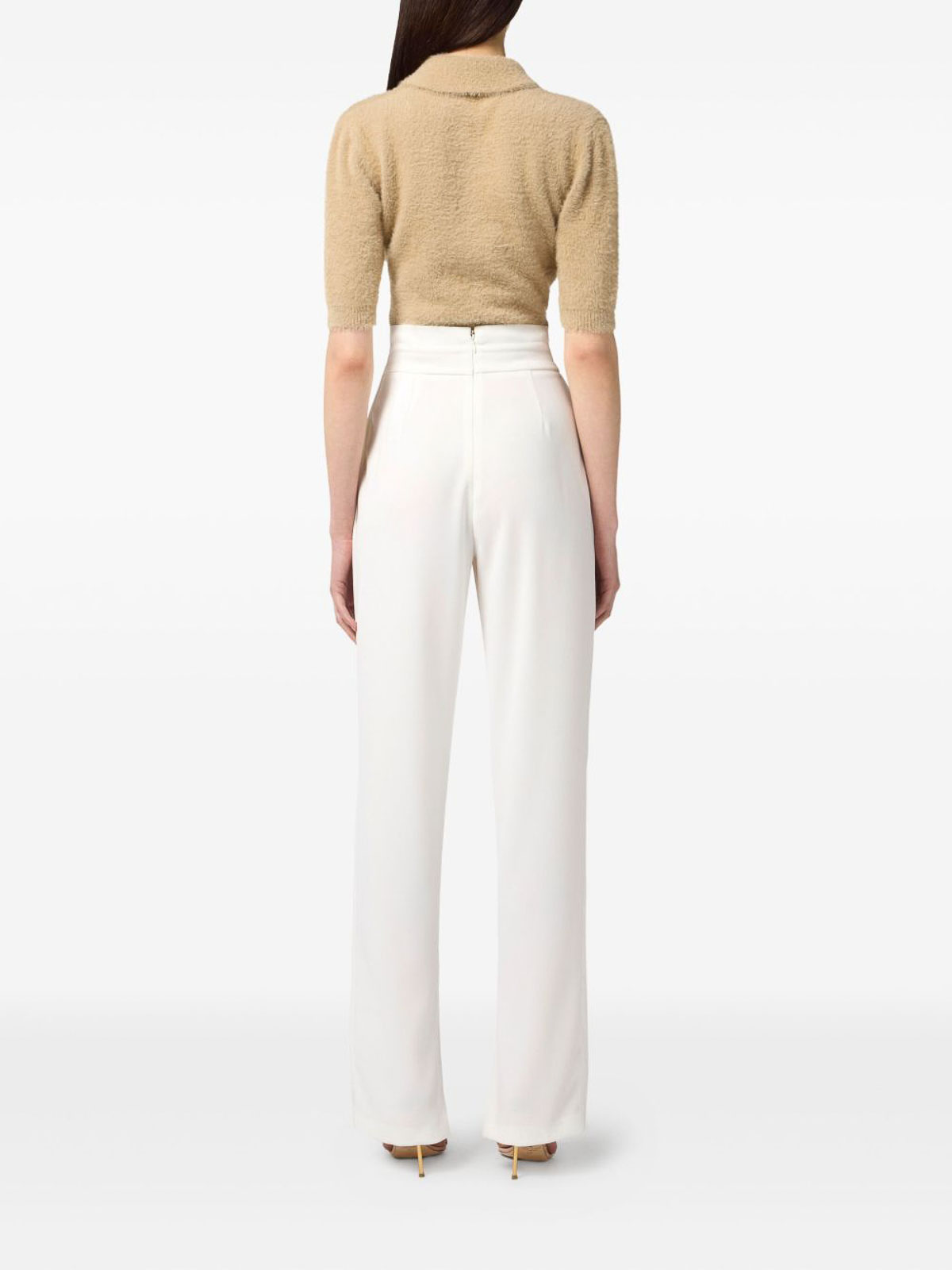 Crepe trousers PA11757E2360 (Elisabetta Franchi / パンツ ) | Elisabetta Franchi (エリザベッタ フランキ)(3)