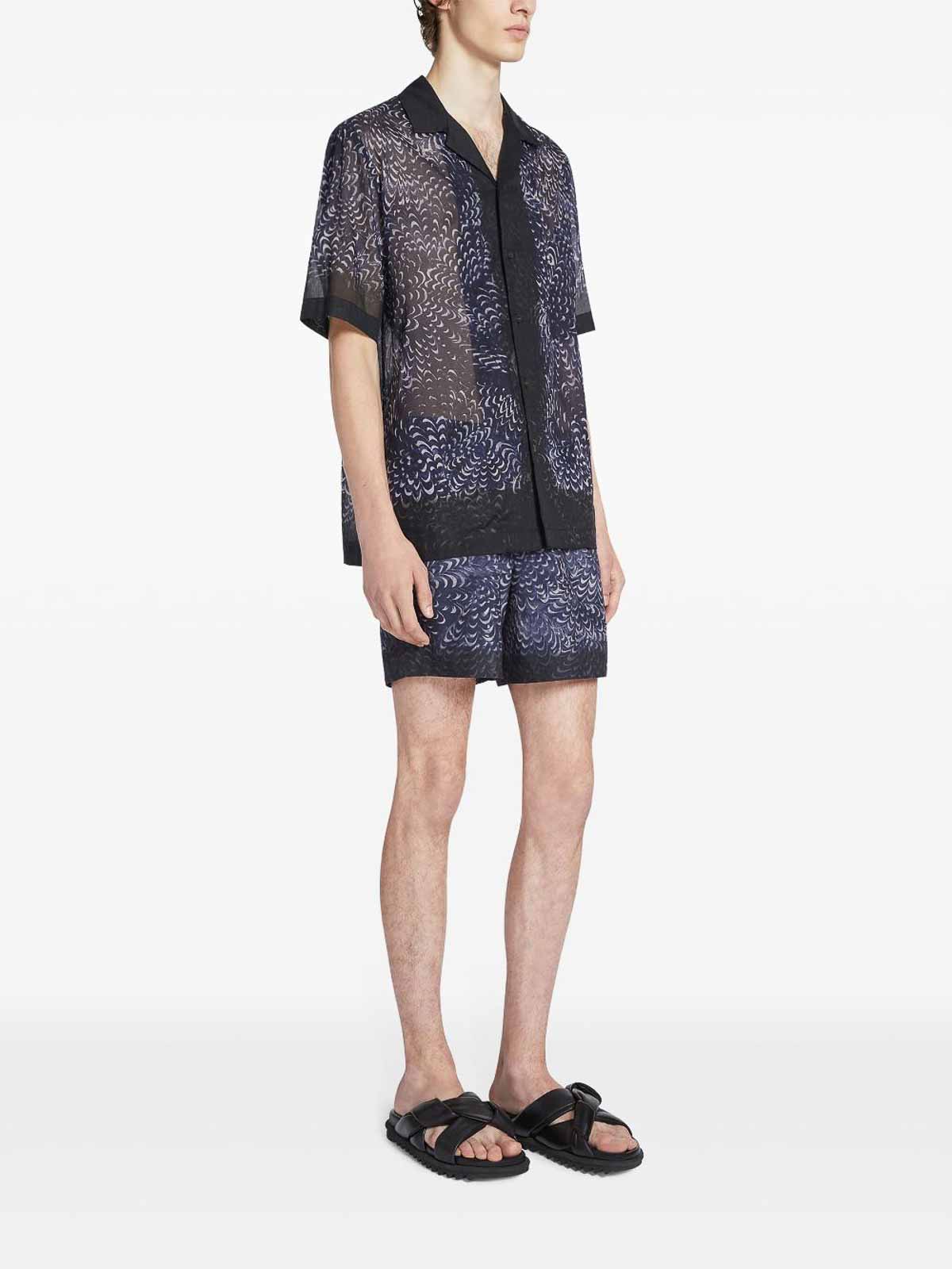 Boxy Cotton Shirt 25102074211625E15 (Dries Van Noten / シャツ・ブラウス ) | Dries Van Noten (ドリスヴァンノッテン)(2)