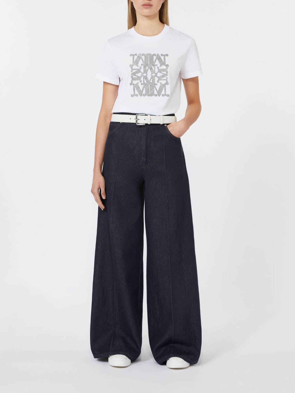 Wide Leg Denim Jeans By 2521136102600001 (Max Mara / ジーンズ ) | Max Mara (マックスマーラ)(1)