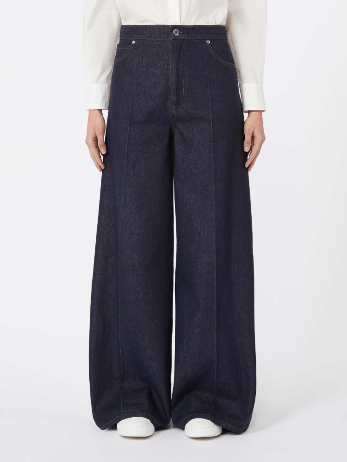 Wide Leg Denim Jeans By 2521136102600001 (Max Mara / ジーンズ ) | Max Mara (マックスマーラ)(2)