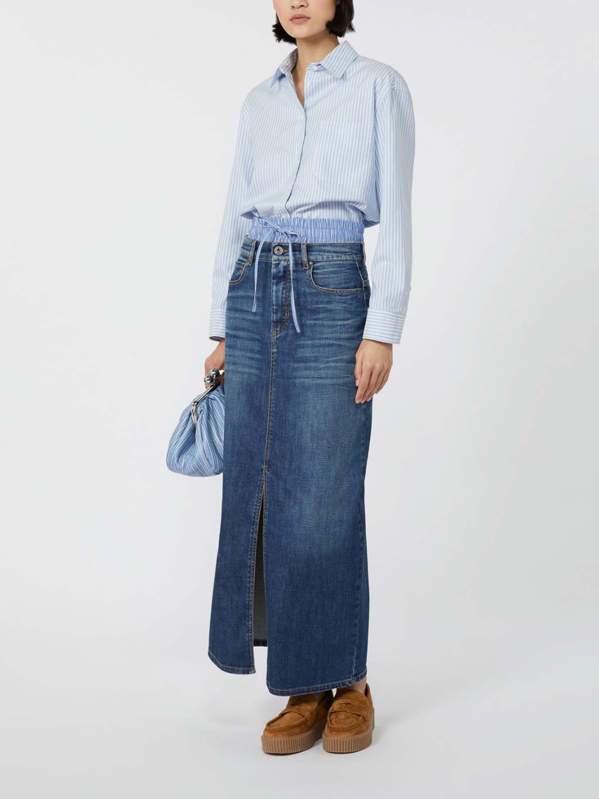 Weekend Max Mara 5-Pocket Denim Skirt 2525106061600004 (Weekend Max Mara / スカート ) | Weekend Max Mara (ウィークエンド マックスマーラ)(1)