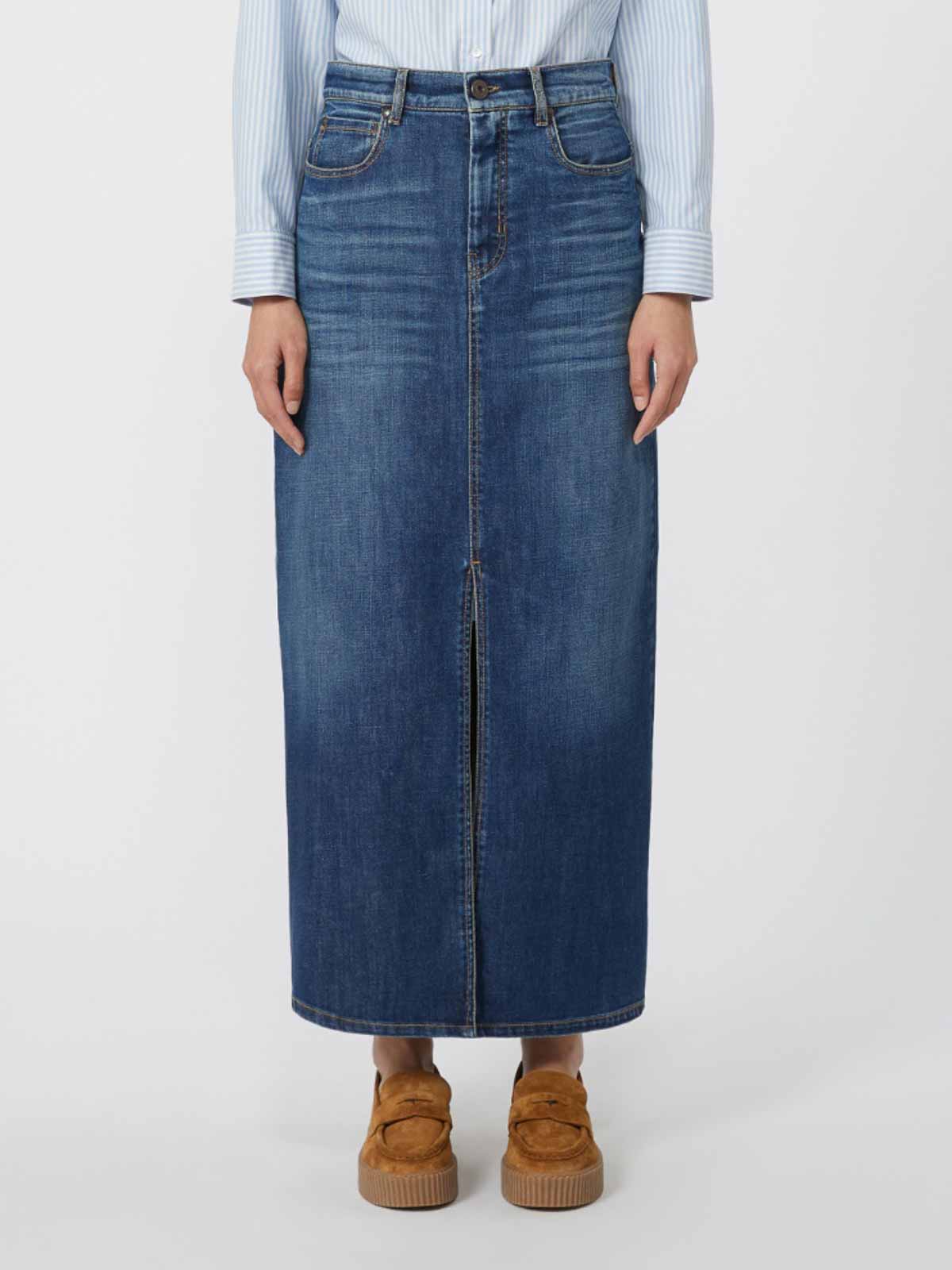 Weekend Max Mara 5-Pocket Denim Skirt 2525106061600004 (Weekend Max Mara / スカート ) | Weekend Max Mara (ウィークエンド マックスマーラ)(2)