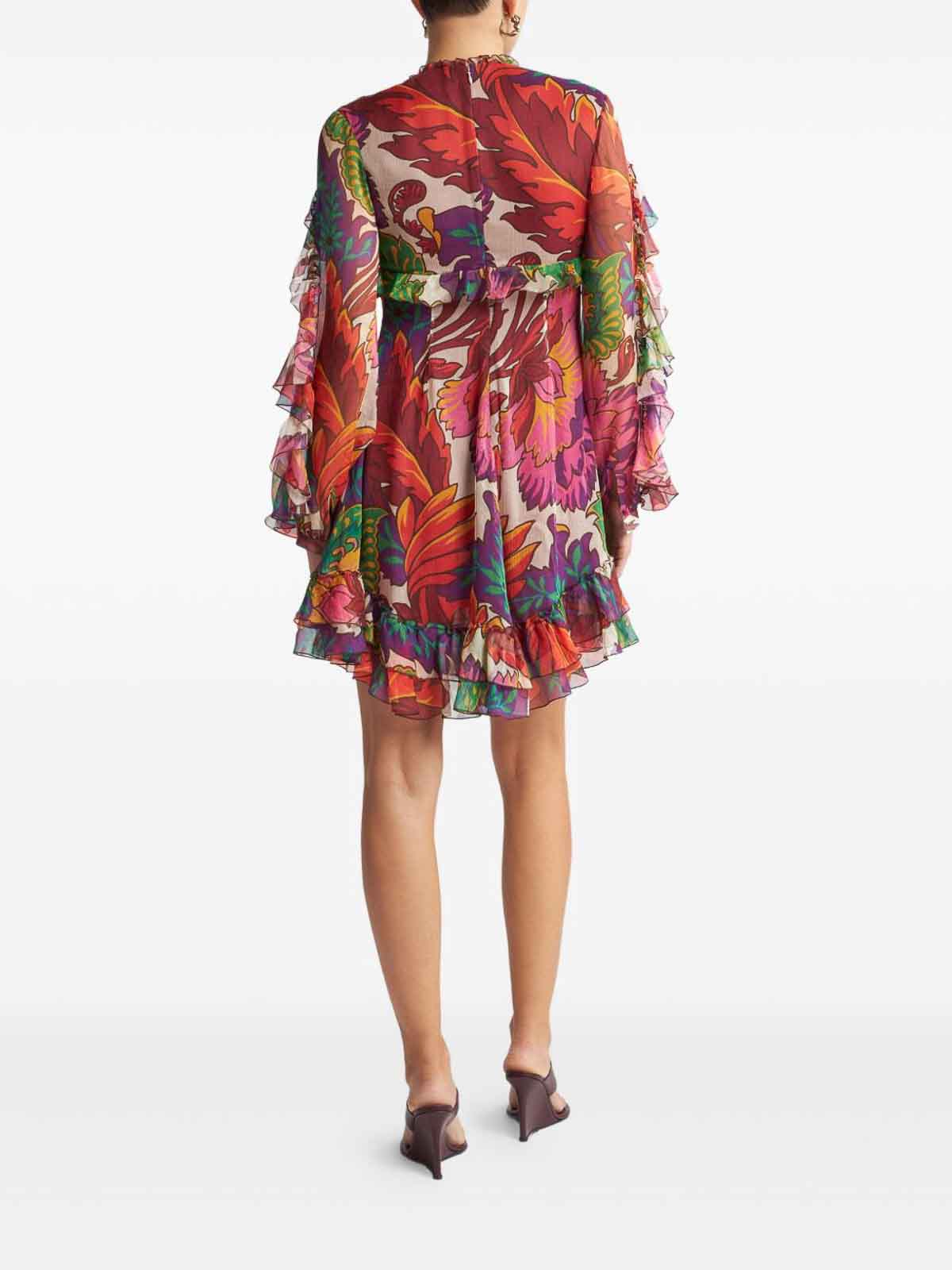 Short Dress With Floral Print WRHA037299SA1H4X0802 (ETRO / ワンピース・ドレス・オールインワン ) | ETRO (エトロ)(1)