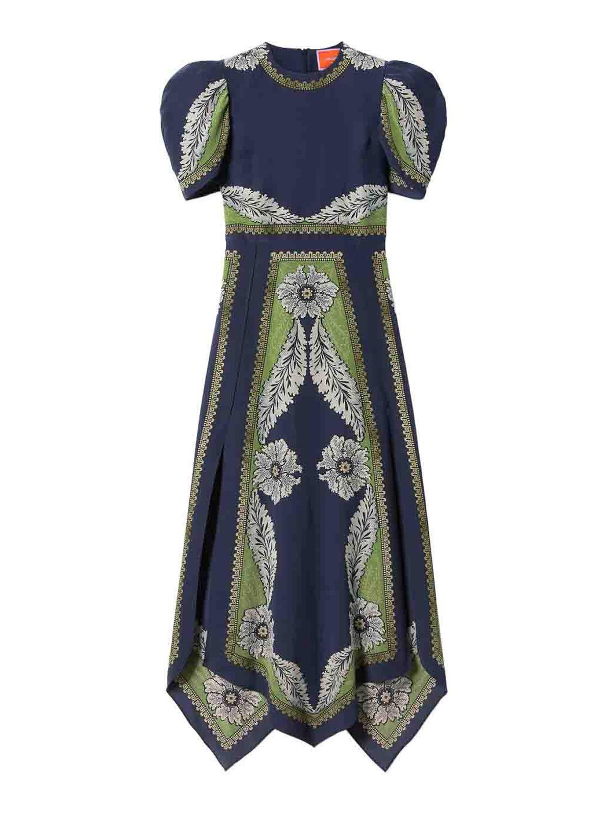 Cherry Dress With Puff Sleeves By La Doublej DRE0936CRE002BOU01BU06 (La DoubleJ / ワンピース・ドレス・オールインワン ) | La DoubleJ (ラダブルジェイ)