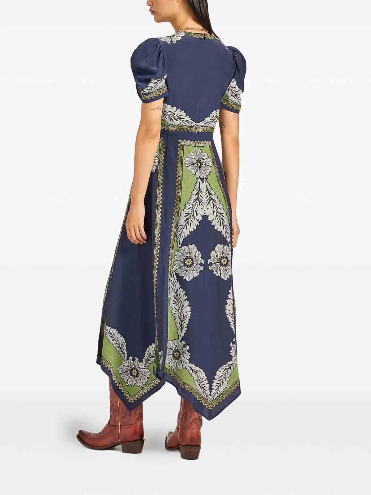 Cherry Dress With Puff Sleeves By La Doublej DRE0936CRE002BOU01BU06 (La DoubleJ / ワンピース・ドレス・オールインワン ) | La DoubleJ (ラダブルジェイ)(2)