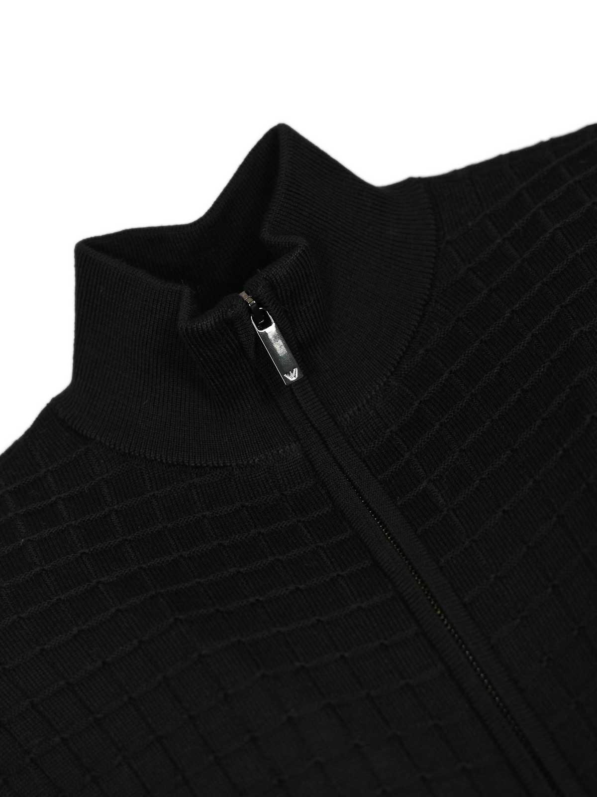 Wool And Lyocell Blend Cardigan With Zip EM003503AF14113UB109 (GIORGIO ARMANI / ニット・セーター・カーディガン ) | GIORGIO ARMANI (ジョルジオ アルマーニ)(2)