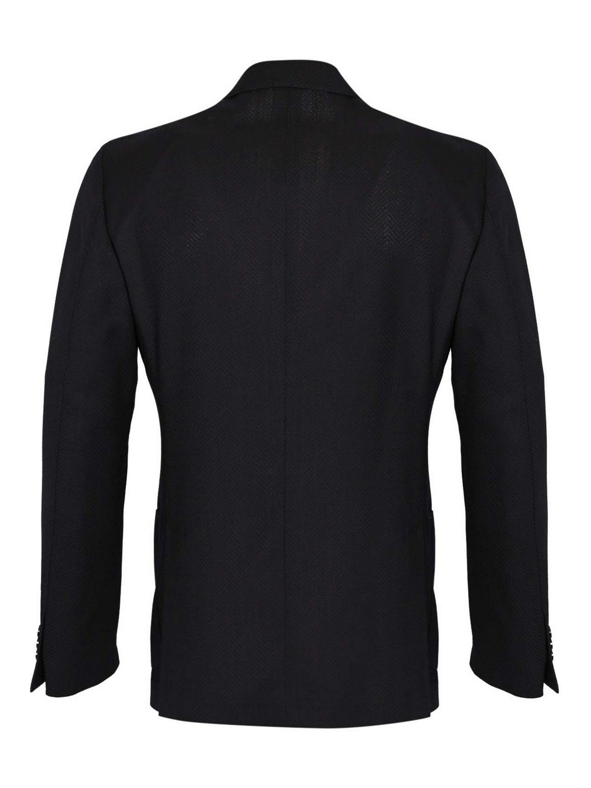 Roma Double-Breasted Jacket In Virgin Wool CN6203E20CN65502860 (LARDINI / ブレザー・ジャケット ) | LARDINI (ラルディーニ)(1)