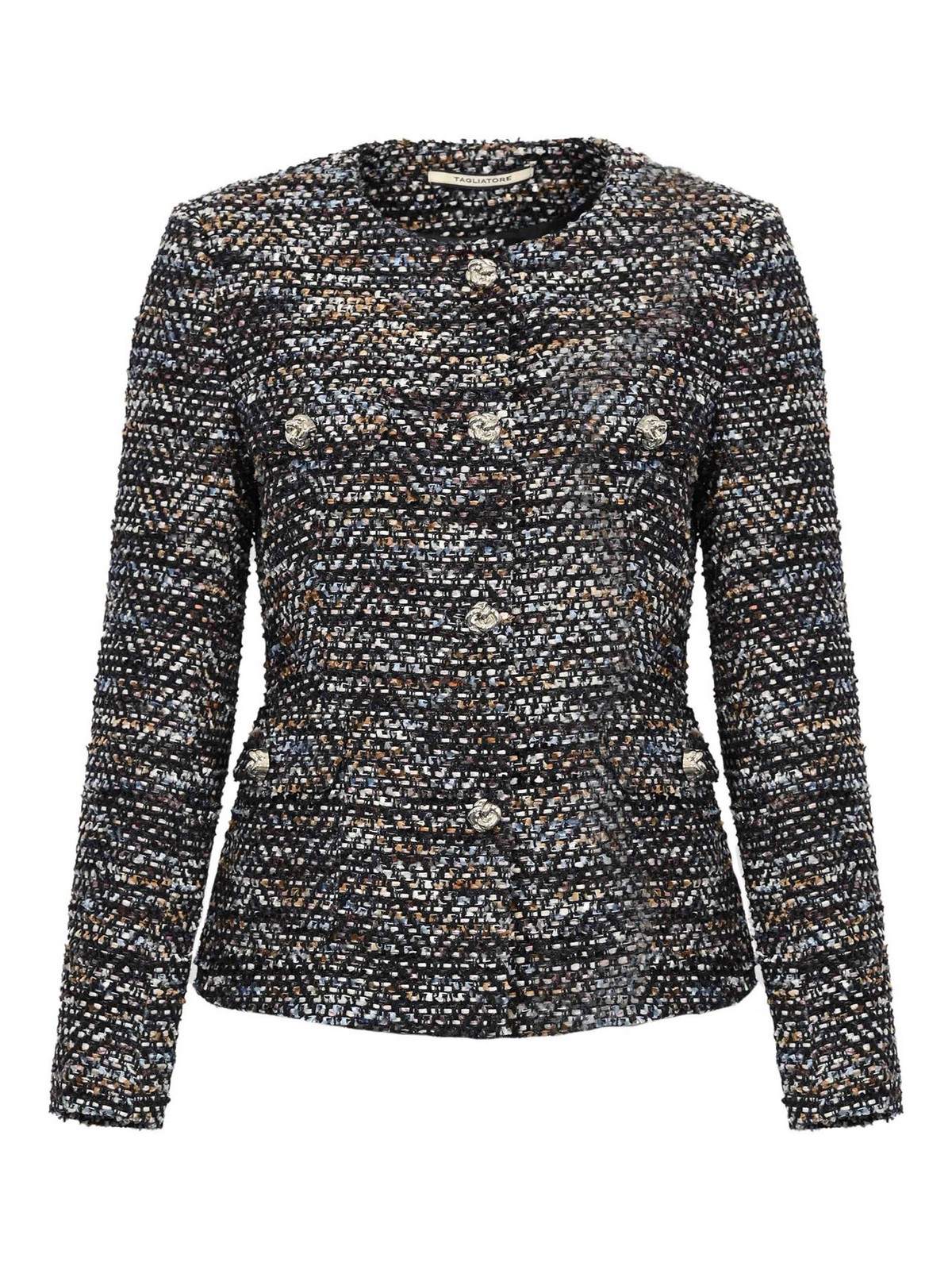 Jodie Tweed Jacket JODIE16007125I359EB8941254 (TAGLIATORE / ブレザー・ジャケット ) | TAGLIATORE (タリアトーレ)