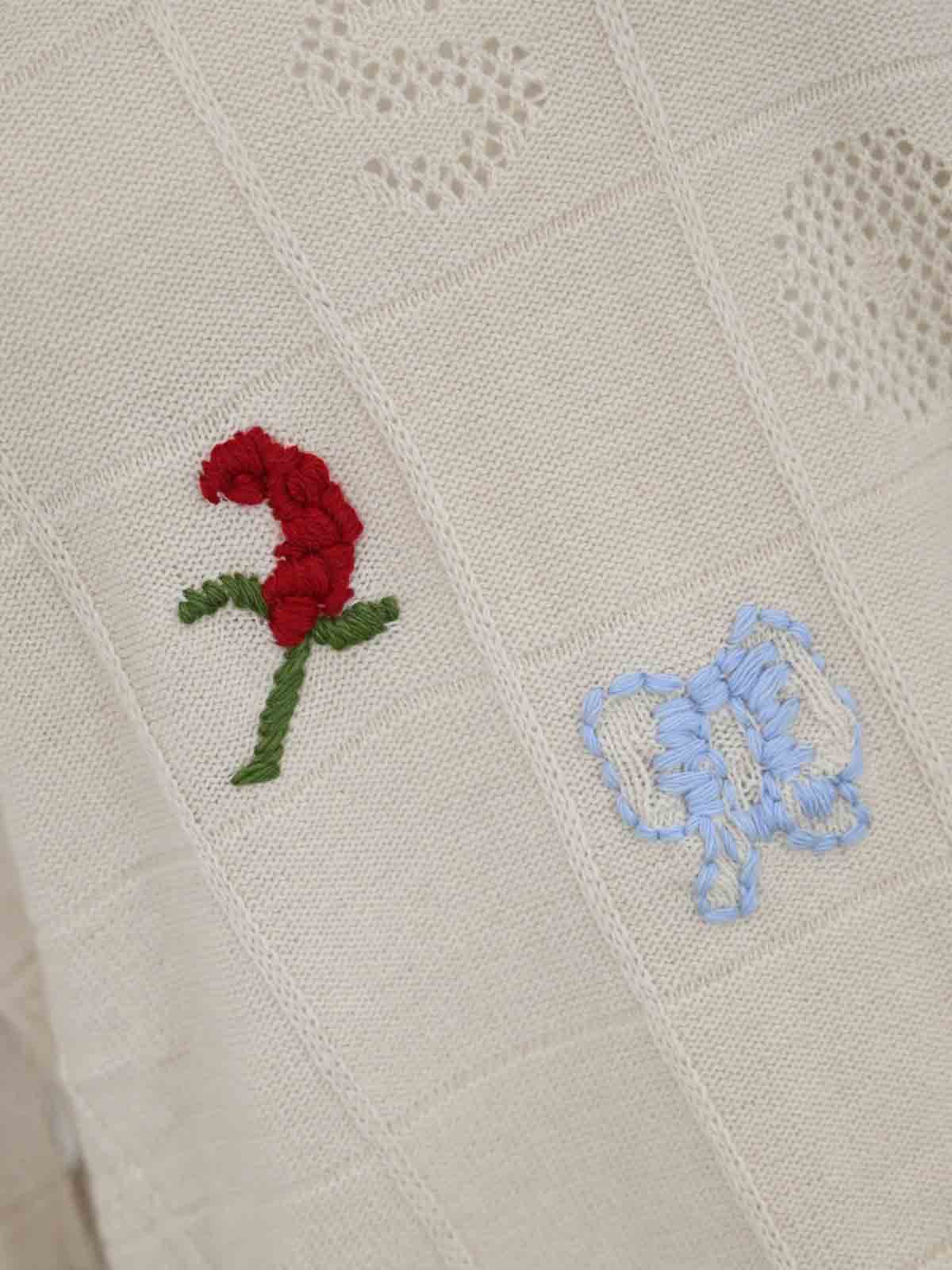 Treeblend Wool Yarn Sweater With Embroidery 252TP331300522 (TWINSET / ニット・セーター・カーディガン ) | TWINSET (ツインセット)(2)