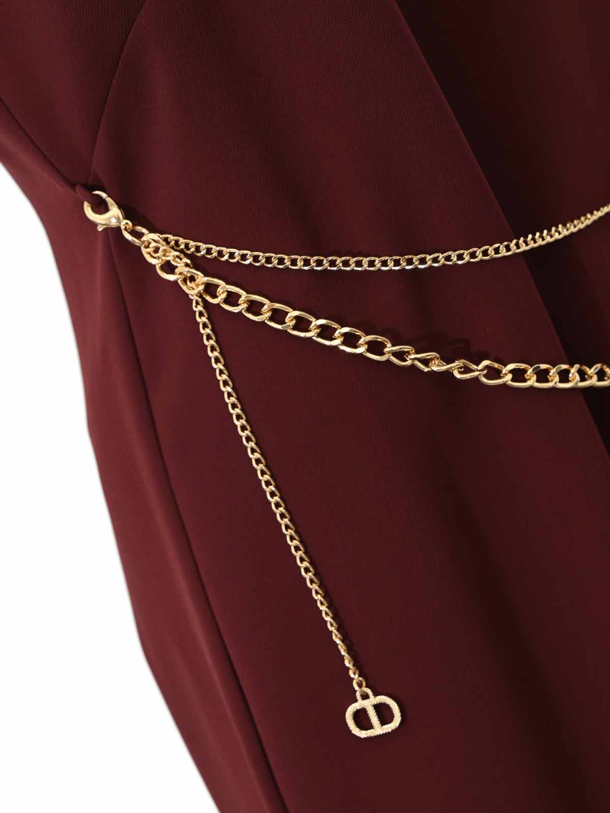 Crepe Dress With Belt 252TP230005609 (TWINSET / ワンピース・ドレス・オールインワン ) | TWINSET (ツインセット)(2)