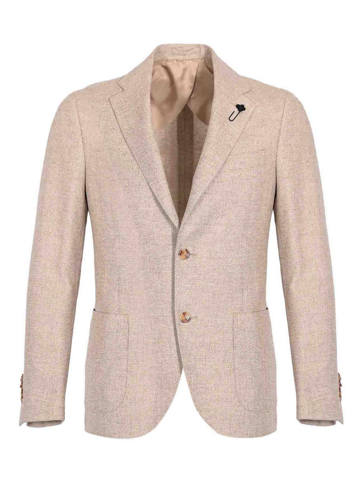 Iconic Drop 7 Single-Breasted Jacket In Wool CN528AEAAIF65516220 (LARDINI / ブレザー・ジャケット ) | LARDINI (ラルディーニ)