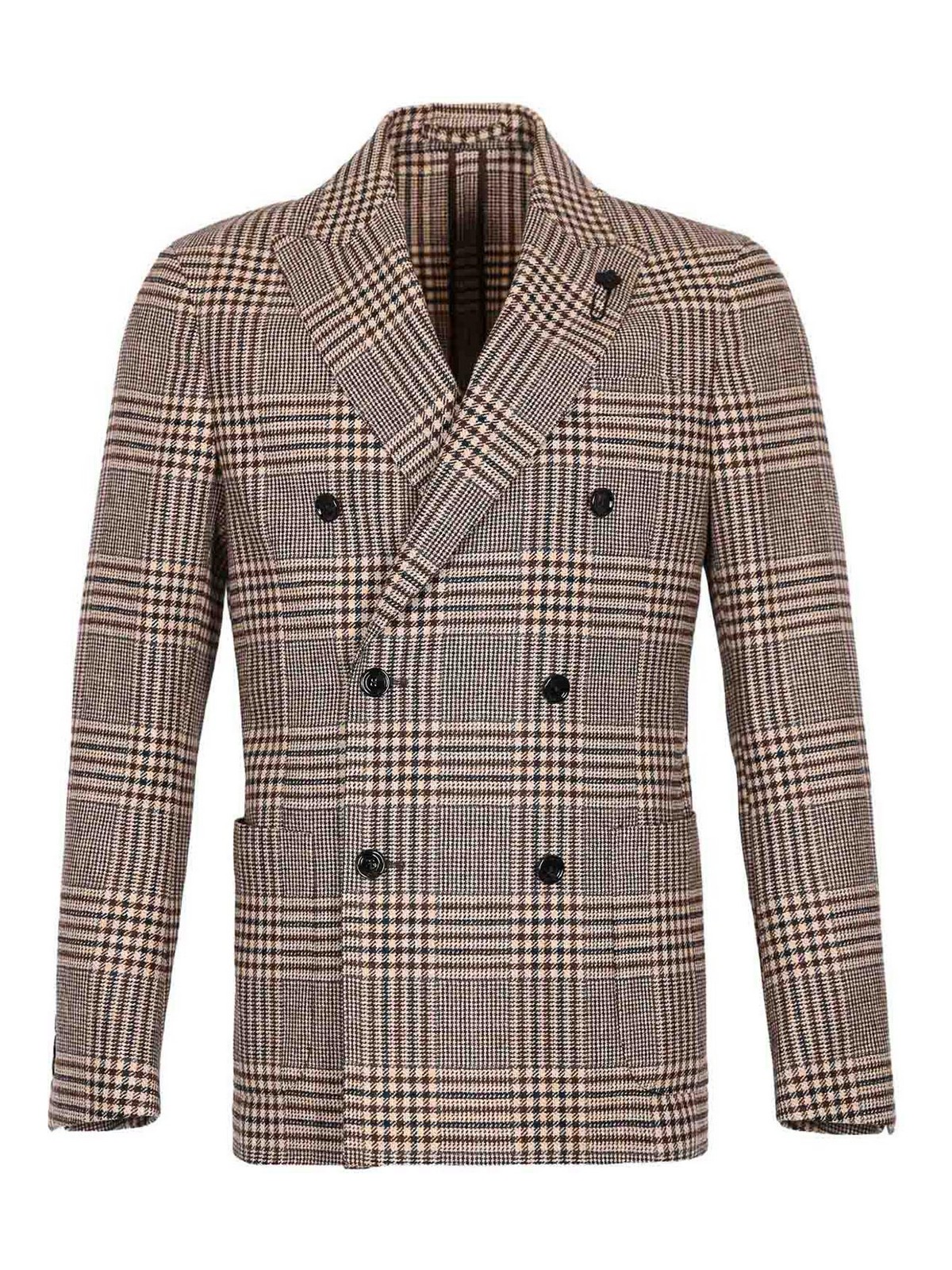 Double-Breasted Jacket In Wool CN6203EAAIF65517250BR (LARDINI / ブレザー・ジャケット ) | LARDINI (ラルディーニ)