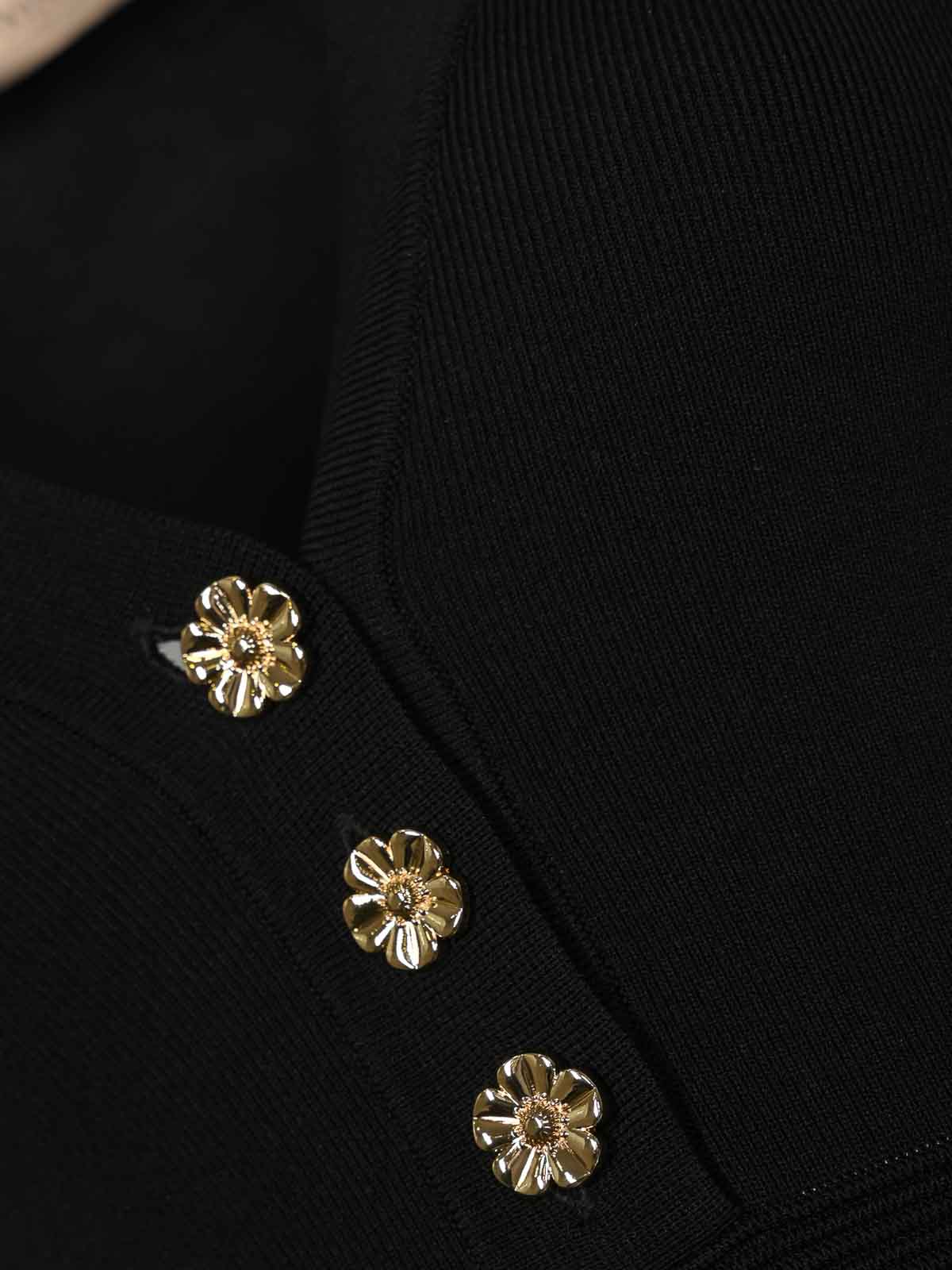 Viscose Knit Dress With Sheer Details 252TP311000006 (TWINSET / ワンピース・ドレス・オールインワン ) | TWINSET (ツインセット)(2)