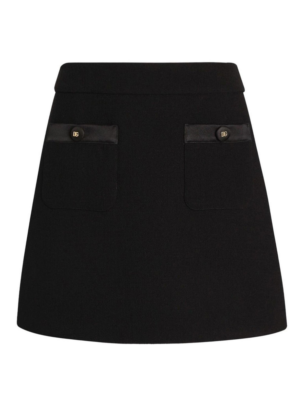 Dolce &Amp Gabbana Wool Crpe Mini Skirt F4CYTTFU2TZN0000 (Dolce & Gabbana / スカート ) | Dolce & Gabbana (ドルチェガッバーナ)