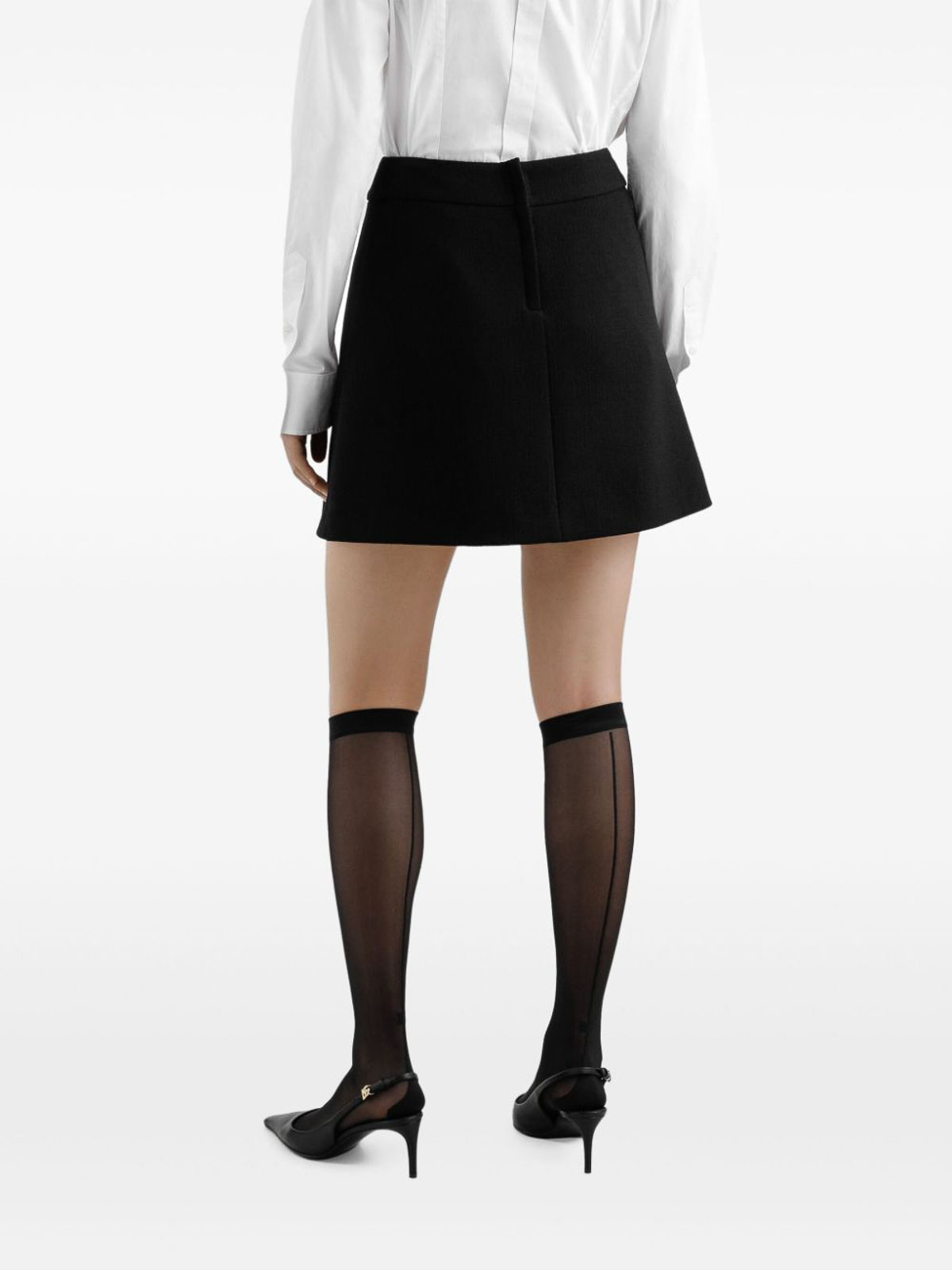 Dolce &Amp Gabbana Wool Crpe Mini Skirt F4CYTTFU2TZN0000 (Dolce & Gabbana / スカート ) | Dolce & Gabbana (ドルチェガッバーナ)(3)