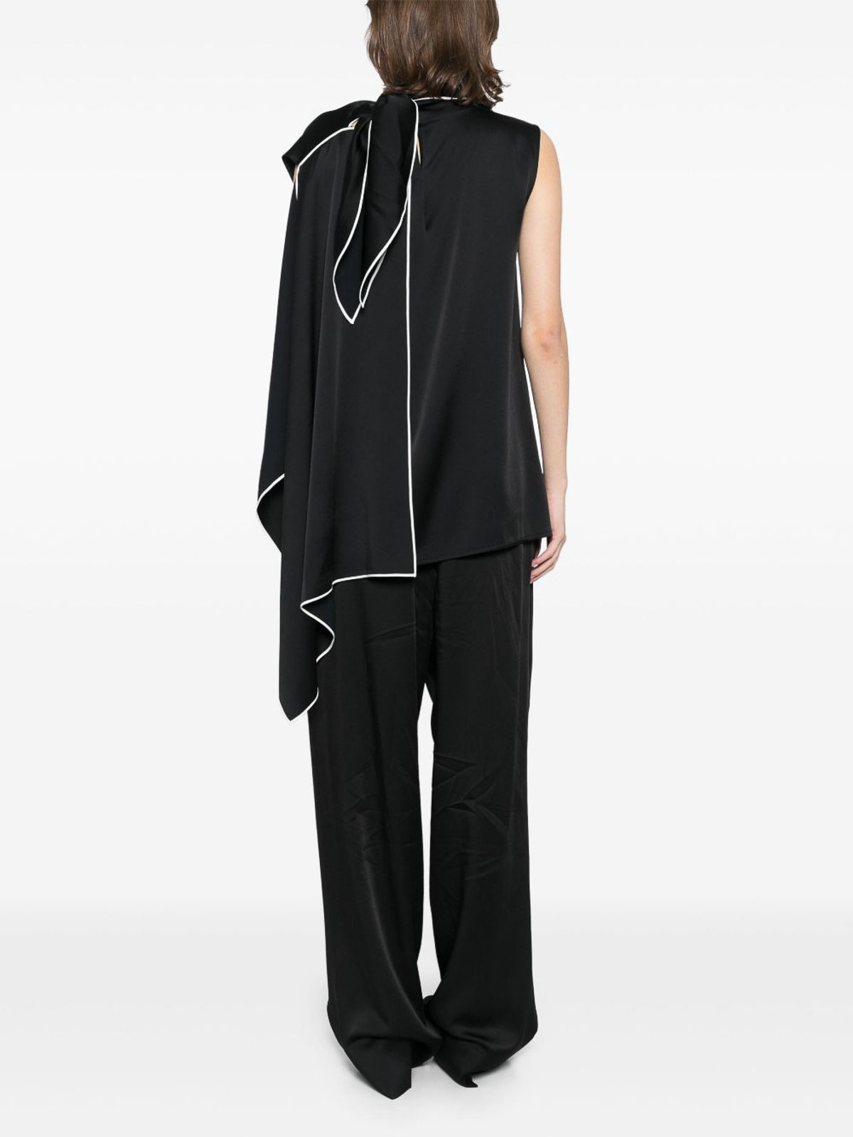 Sleeveless Blouse With Bow 6T02253FU3021000 (Stella McCartney / シャツ・ブラウス ) | Stella McCartney (ステラ マッカートニー)(1)