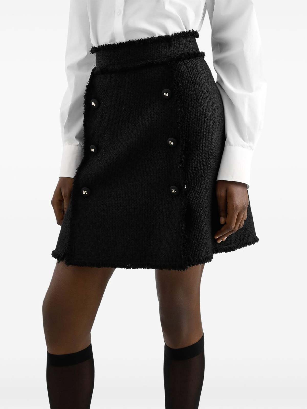 Dolce &Amp Gabbana Tweed Mini Skirt F4C03TGDCLWN0000 (Dolce & Gabbana / スカート ) | Dolce & Gabbana (ドルチェガッバーナ)(1)