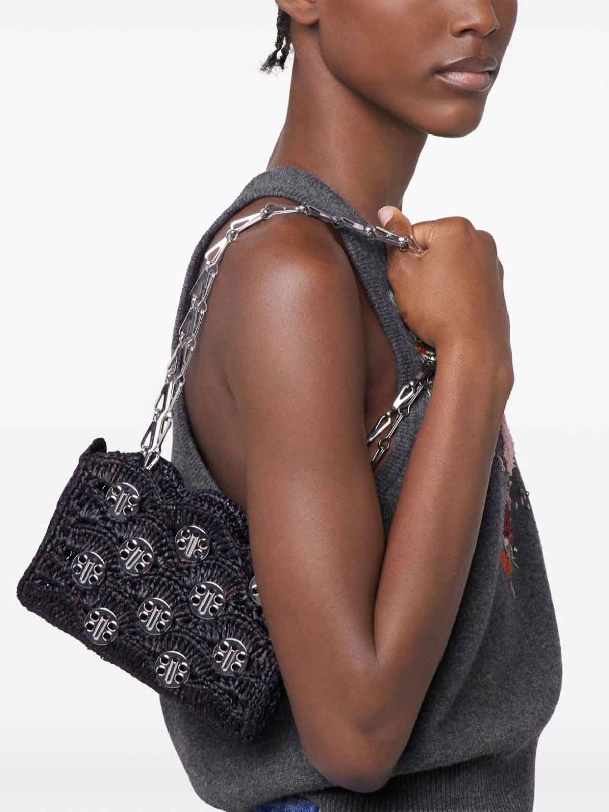 Nano 1969 Bag In Embroidered Raffia 25PSS0127NAT041M004 (Rabanne / ハンドバッグ・ショルダーバッグ ) | Rabanne (ラバンヌ)(1)