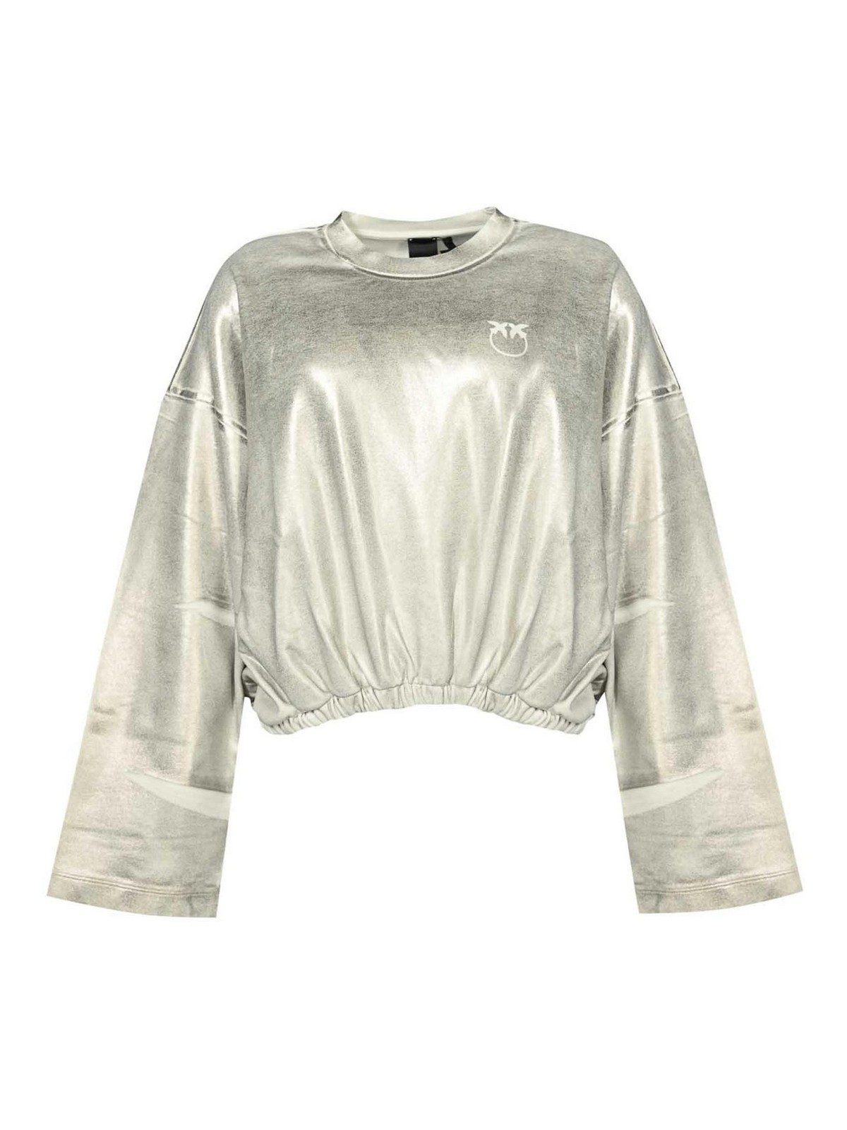 Libero Sweatshirt In Metallic Cotton 105756A2V1IZ7 (PINKO / スウェット・フーディー ) | PINKO (ピンコ)