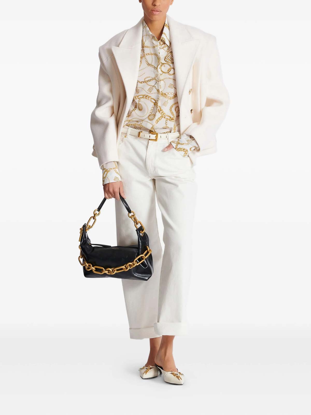 Ls Shirt FF1HS435SF00GAD (Balmain / シャツ・ブラウス ) | Balmain (バルマン)(1)