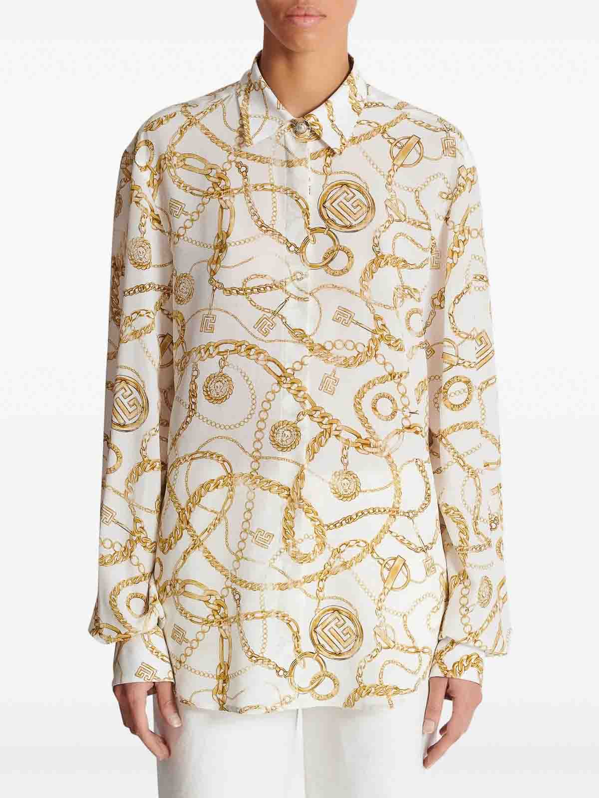 Ls Shirt FF1HS435SF00GAD (Balmain / シャツ・ブラウス ) | Balmain (バルマン)(5)