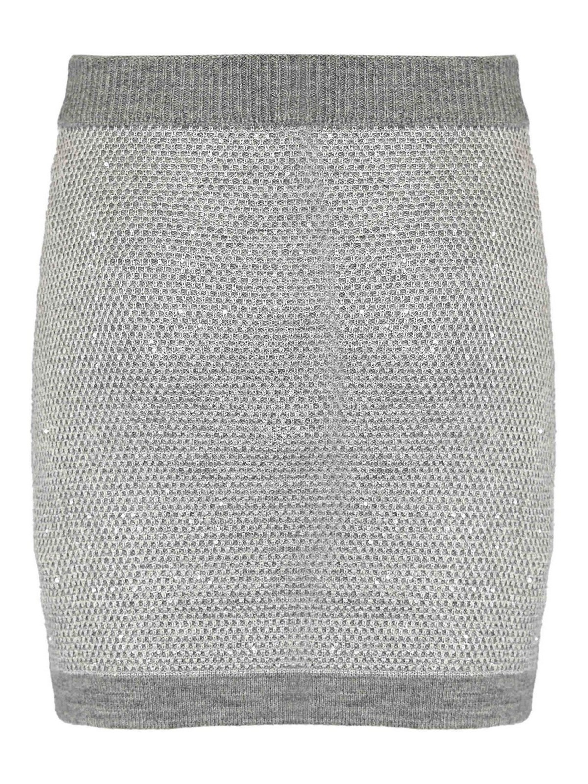 Short Knitted Skirt With Sequins GK23T57E2431 (Elisabetta Franchi / スカート ) | Elisabetta Franchi (エリザベッタ フランキ)(1)