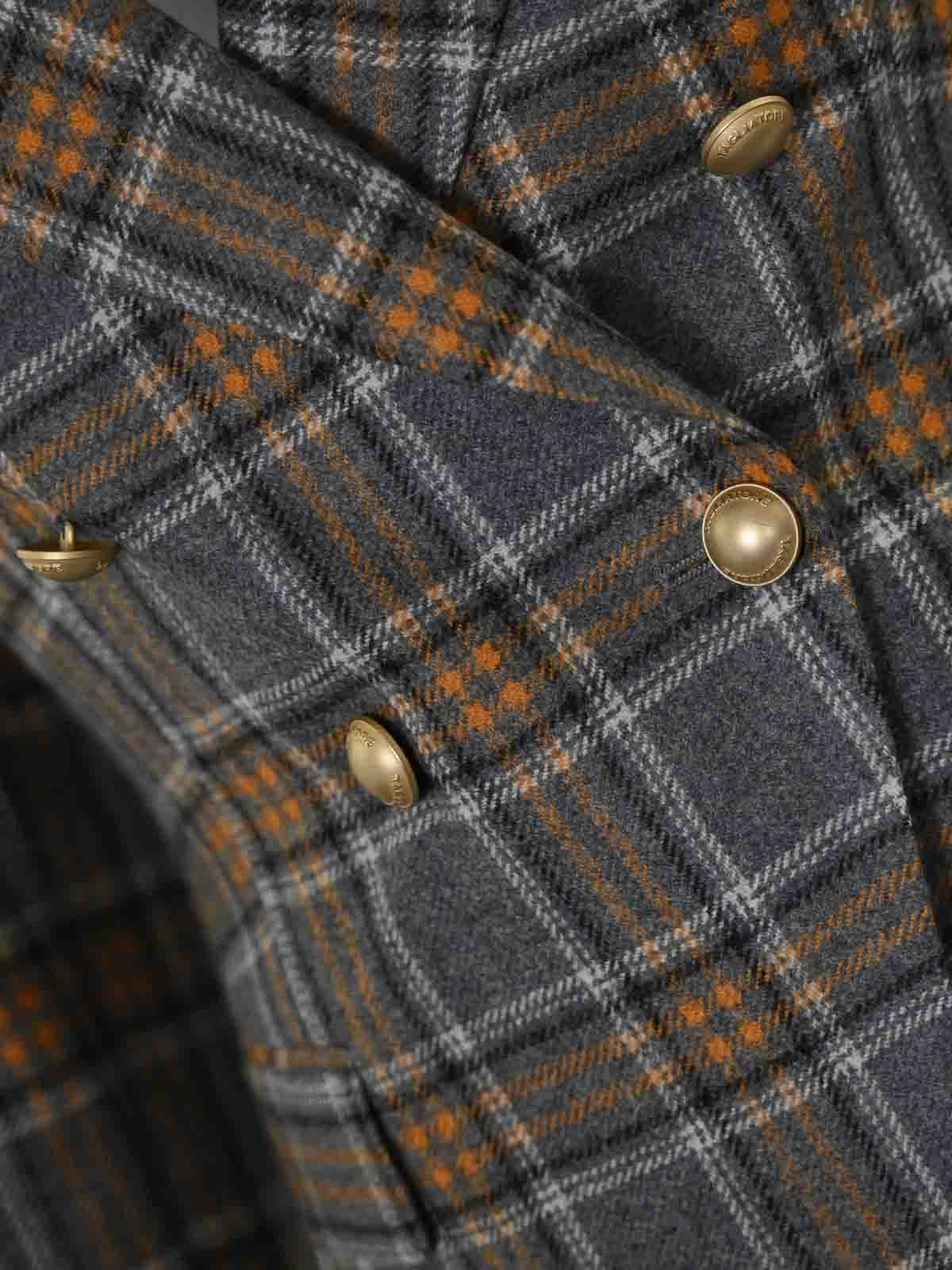Alicya Tartan Wool Jacket JALICYA10B34032625I376EO909352 (TAGLIATORE / ブレザー・ジャケット ) | TAGLIATORE (タリアトーレ)(2)