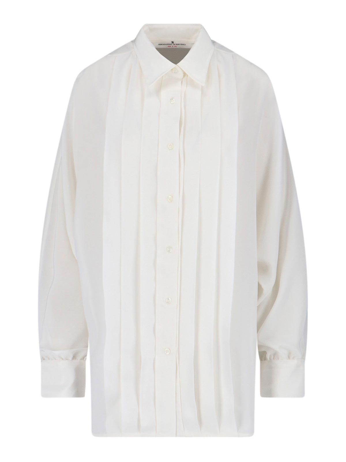 Pleated shirt D472K310VKX10602 (ERMANNO SCERVINO / シャツ・ブラウス ) | ERMANNO SCERVINO (エルマンノ シェルヴィーノ)