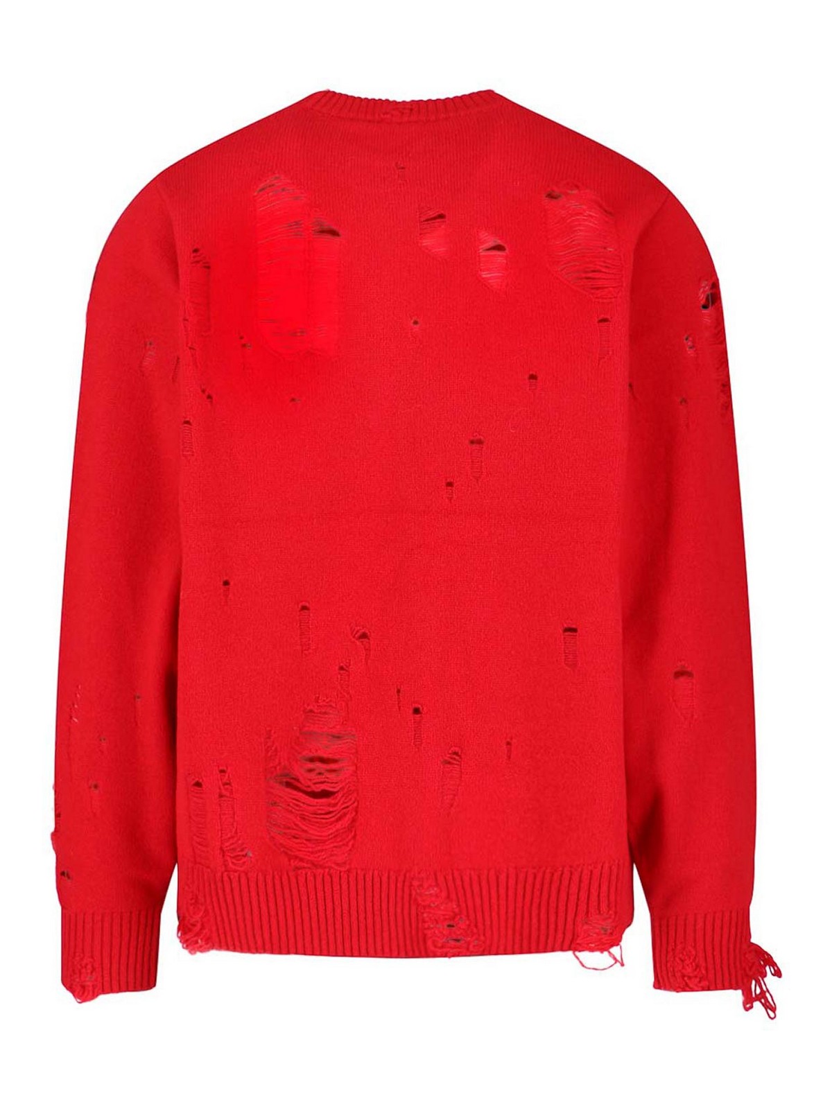 Wool Blend Sweater 052090102RED (CHARLES JEFFREY LOVERBOY / ニット・セーター・カーディガン ) | CHARLES JEFFREY LOVERBOY (チャールズ ジェフリー ラバーボーイ)(1)