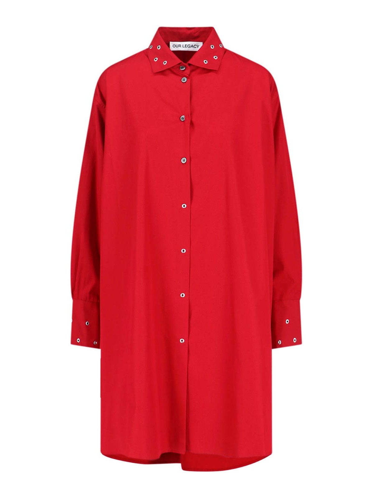 Vestito Chemisier W4257FLLIPSTICKREDSUPERPOPLIN (OUR LEGACY / ワンピース・ドレス・オールインワン ) | OUR LEGACY (アワーレガシー)