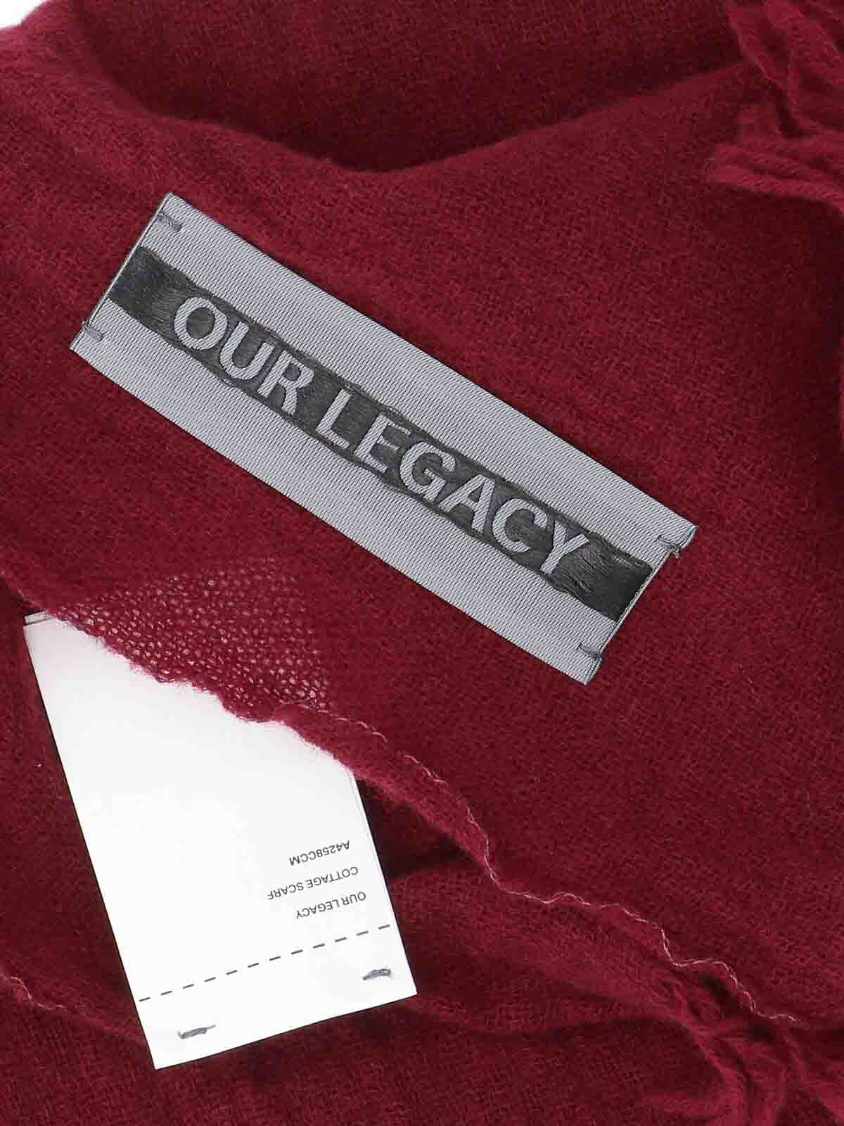 Scarf A4258CCMBURGUNDYWOOL (OUR LEGACY / スカーフ・マフラー ) | OUR LEGACY (アワーレガシー)(2)