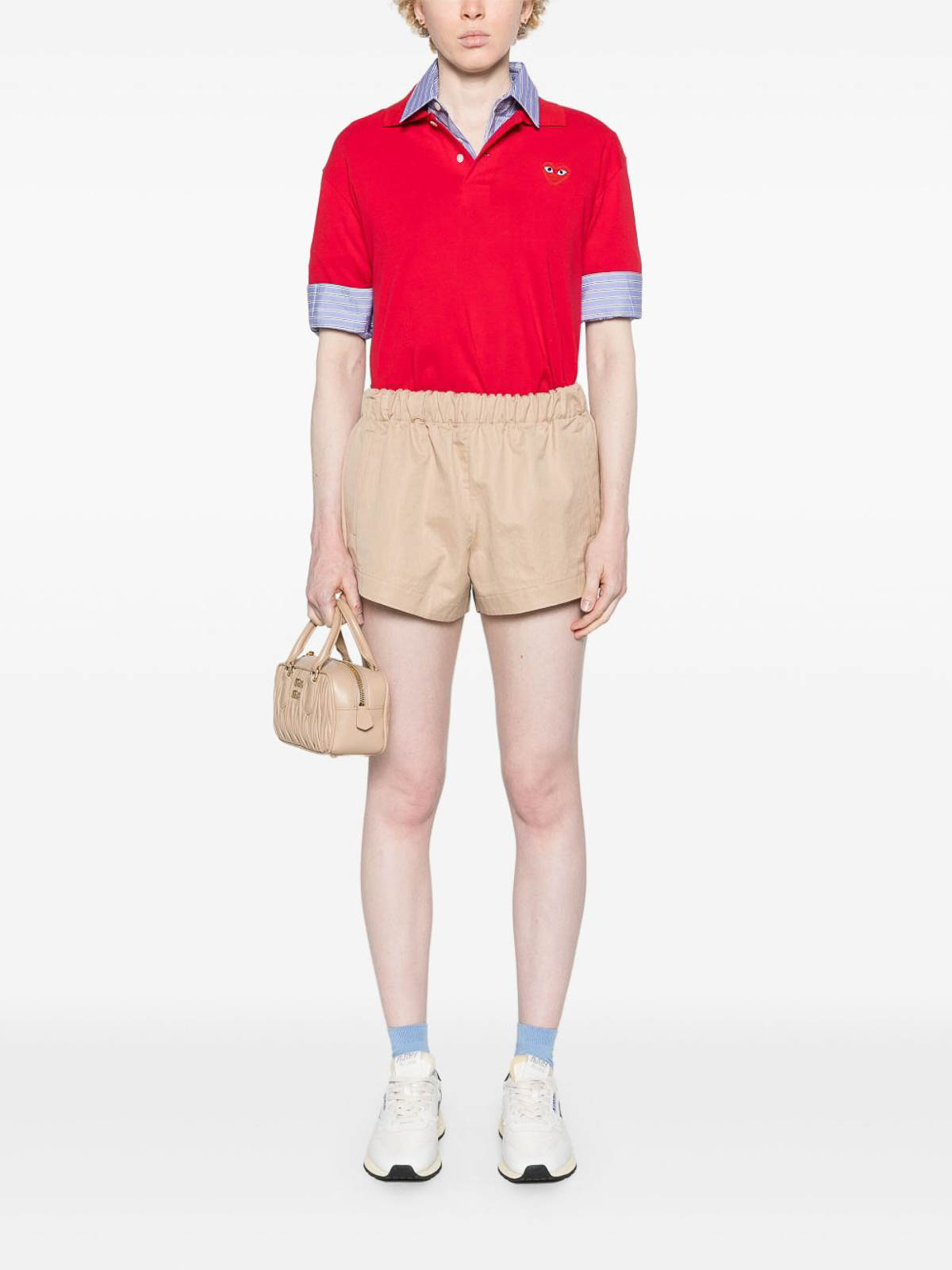 Logo Heart Polo T-Shirt AXT006051RED (PLAY Comme Des Garçons / ポロシャツ ) | PLAY Comme Des Garçons (プレイ コムデギャルソン)(5)