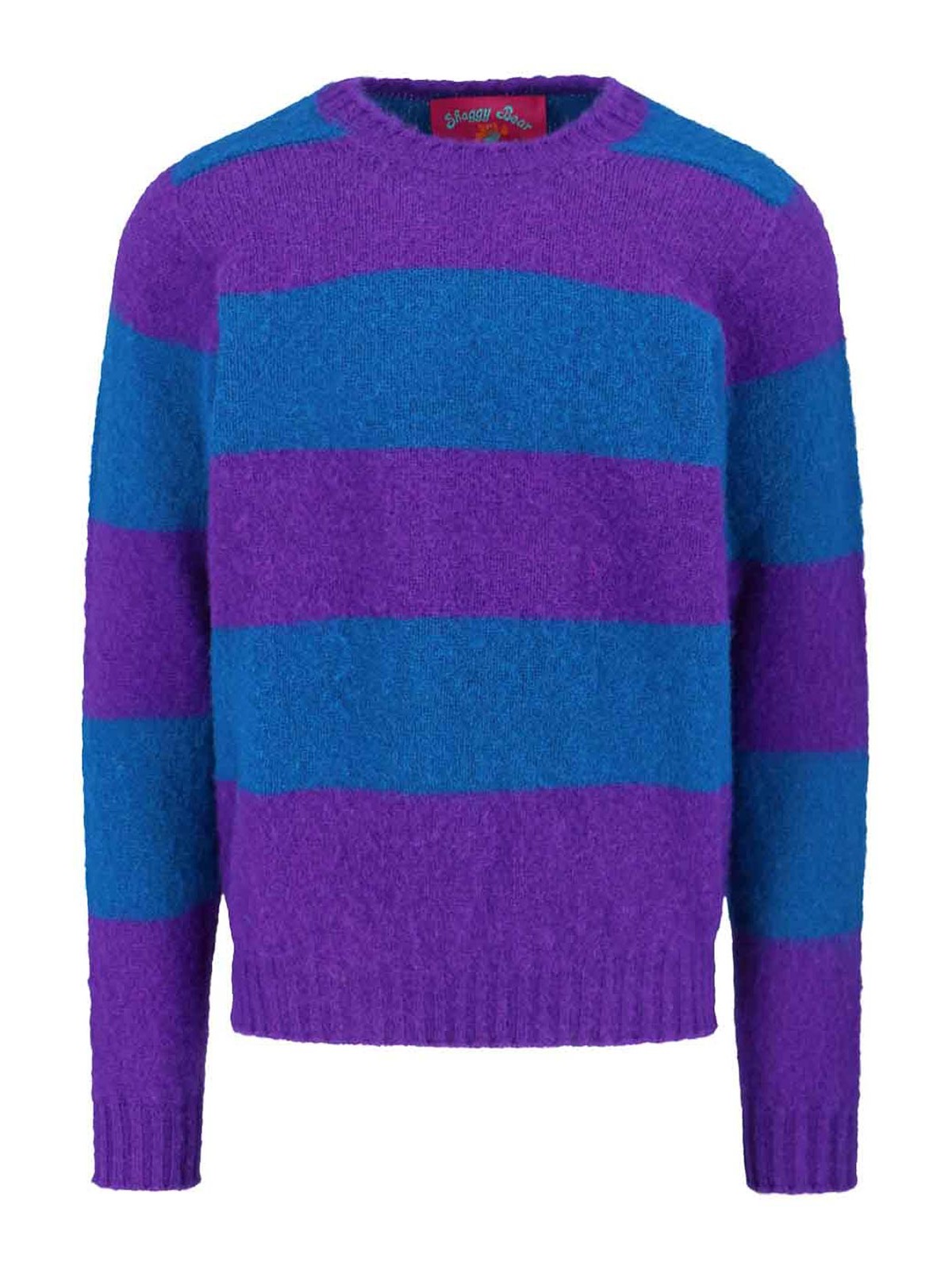 Sweater SHAGGYBEARCHUNKYSTRIPESPURPLEHAZE (HOWLIN' / ニット・セーター・カーディガン ) | HOWLIN' (ハウリン)