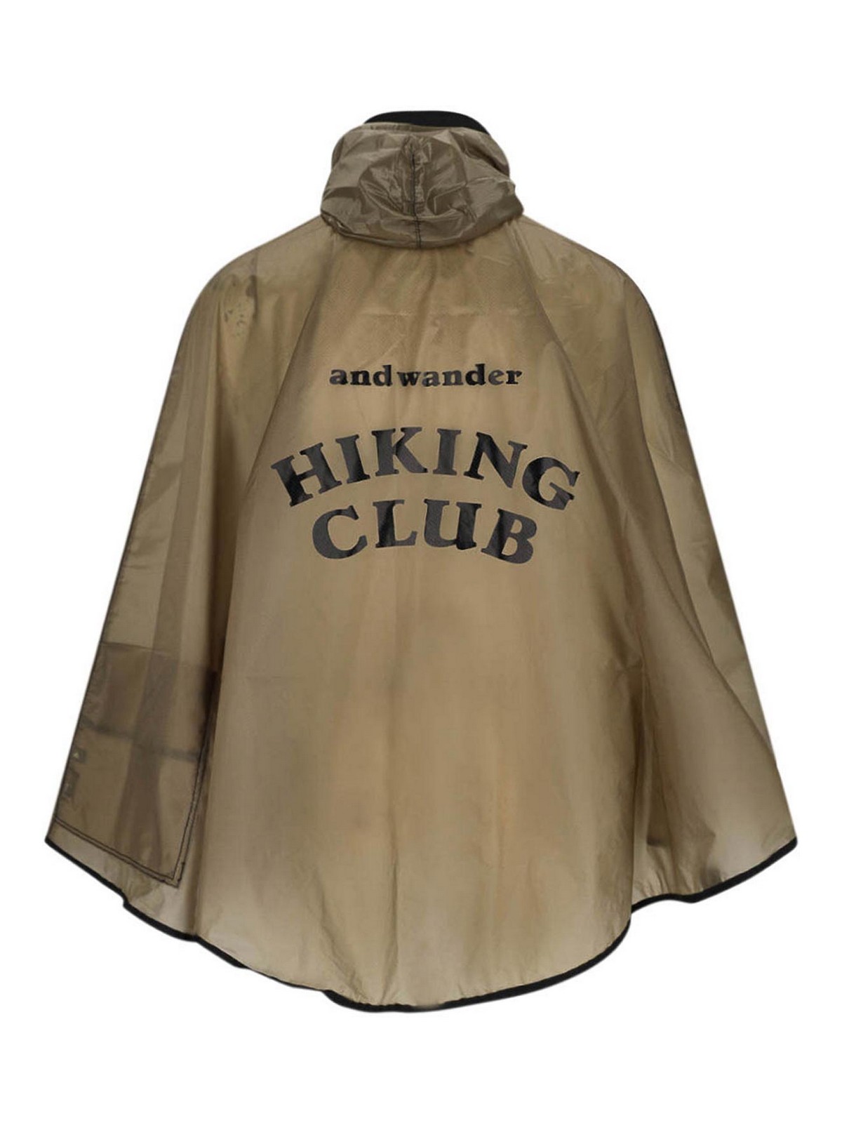 Water-repellent poncho 575E12 (and wander / カジュアルジャケット ) | and wander (アンドワンダー)(1)