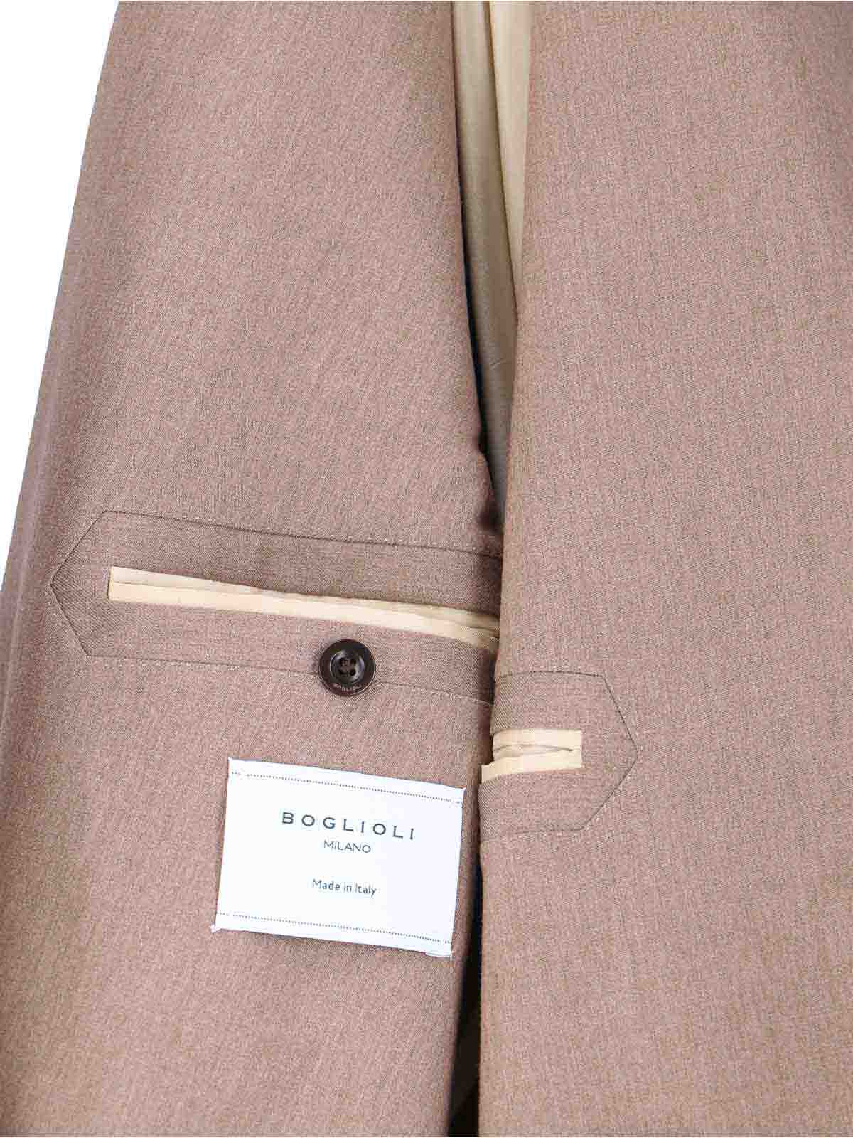 Double-breasted suit in virgin wool blend J42H2AFB51090270 (BOGLIOLI / スーツ ) | BOGLIOLI (ボリオリ)(2)