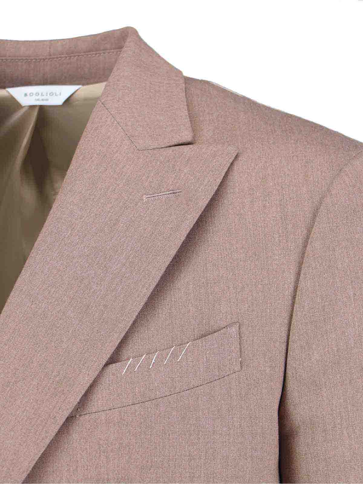 Double-breasted suit in virgin wool blend J42H2AFB51090270 (BOGLIOLI / スーツ ) | BOGLIOLI (ボリオリ)(3)