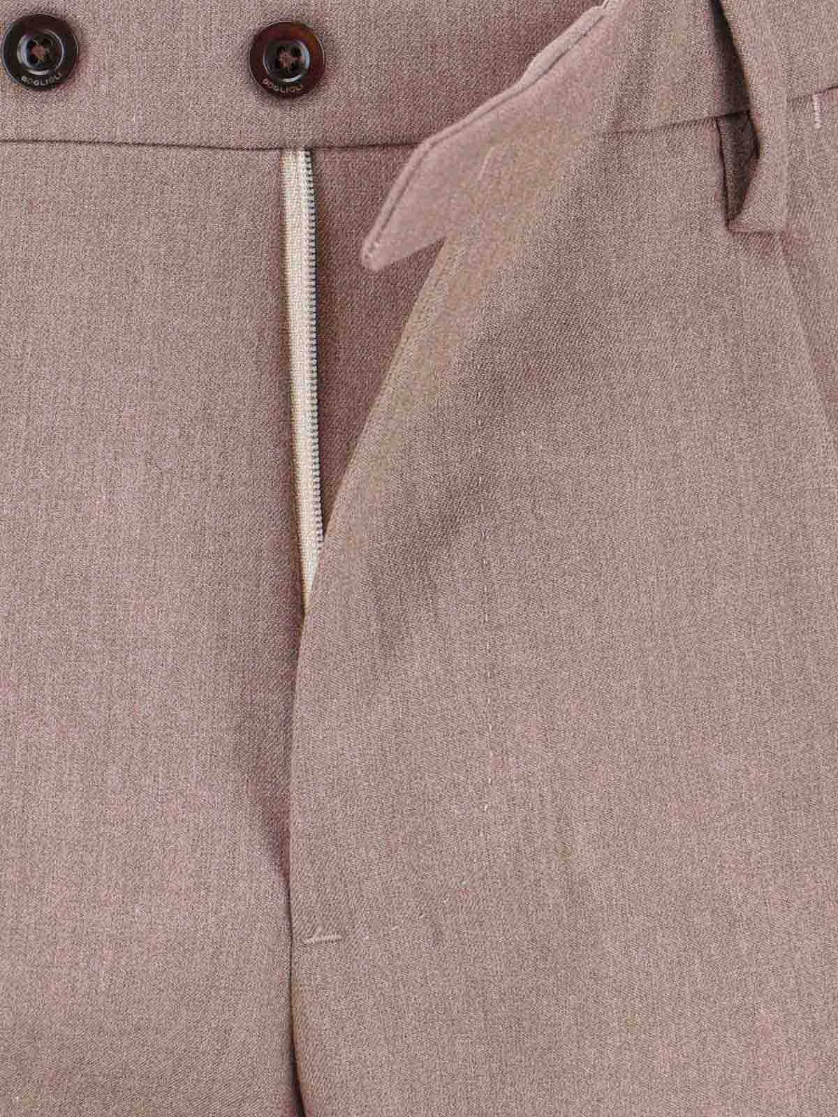 Double-breasted suit in virgin wool blend J42H2AFB51090270 (BOGLIOLI / スーツ ) | BOGLIOLI (ボリオリ)(4)