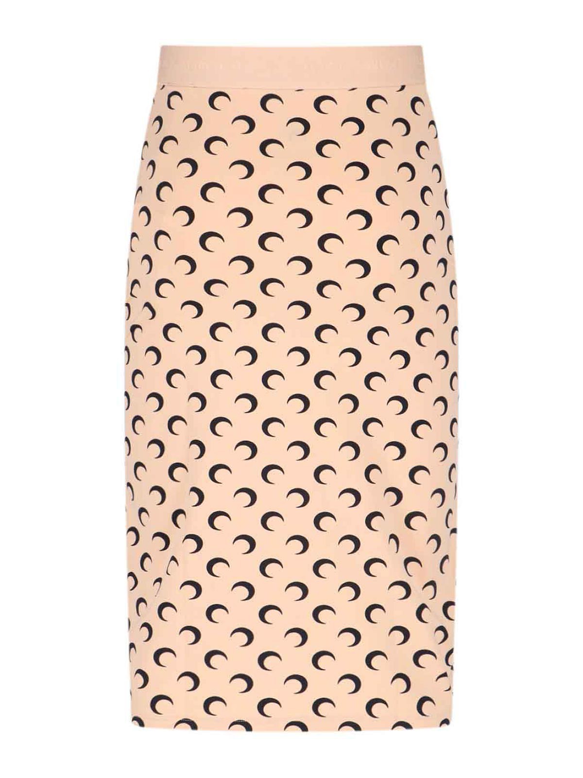 Midi skirt WSK123ACJER0001TA10 (MARINE SERRE / スカート ) | MARINE SERRE (マリーン セル)(1)