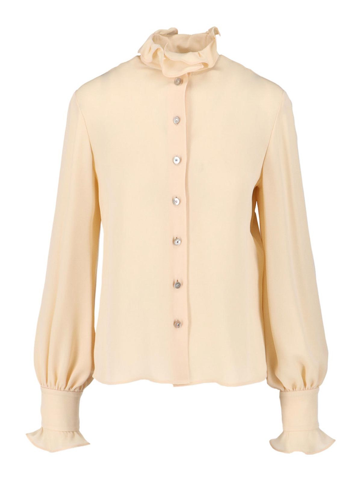 Silk Shirt With Ruffles 7B0AB7Y51MHET5 (Valentino Garavani / シャツ・ブラウス ) | Valentino Garavani (ヴァレンティノ)