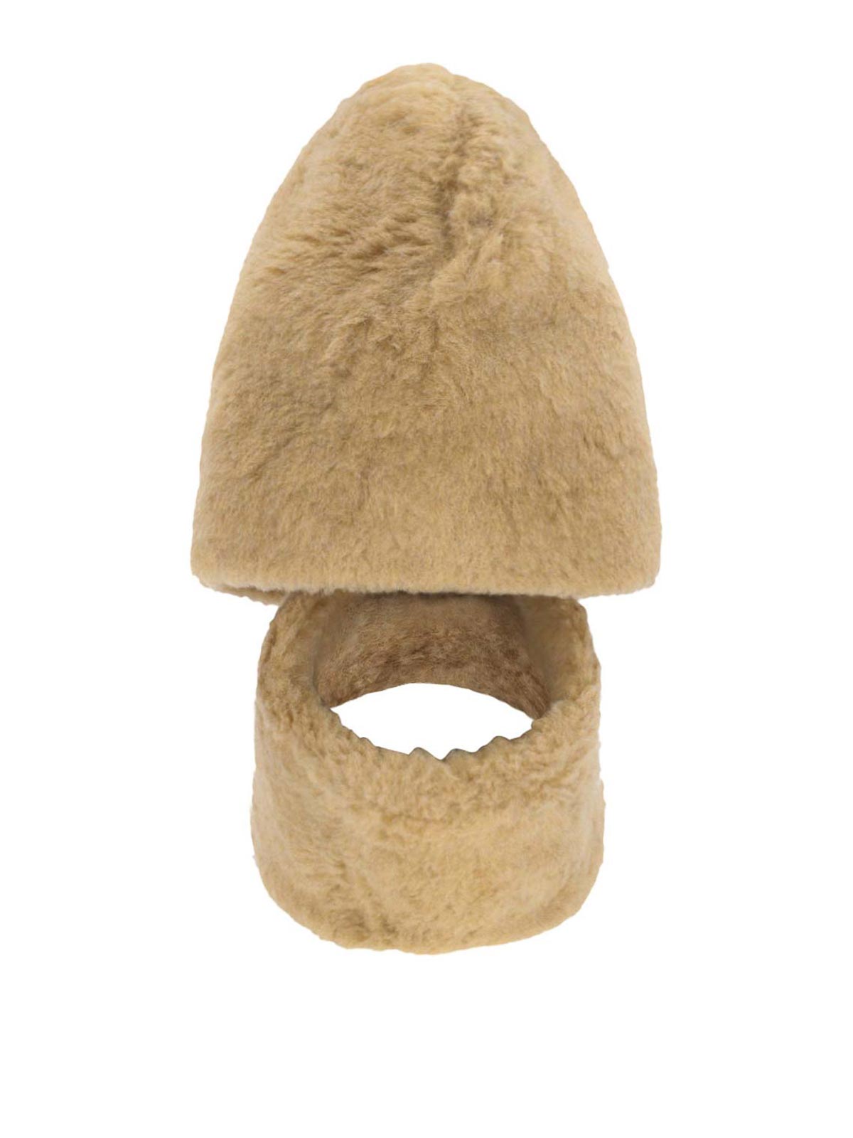 Cap With Collar A4258WDDUSTYNATURALCURLYWOOL (OUR LEGACY / 帽子 ) | OUR LEGACY (アワーレガシー)