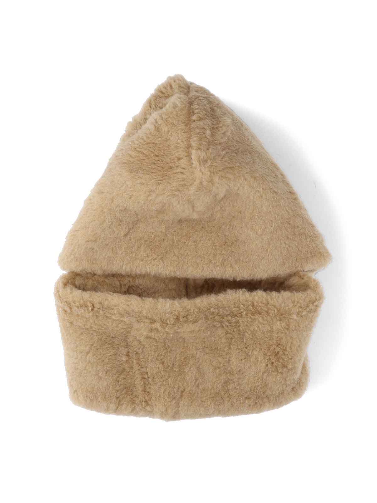 Cap With Collar A4258WDDUSTYNATURALCURLYWOOL (OUR LEGACY / 帽子 ) | OUR LEGACY (アワーレガシー)(2)