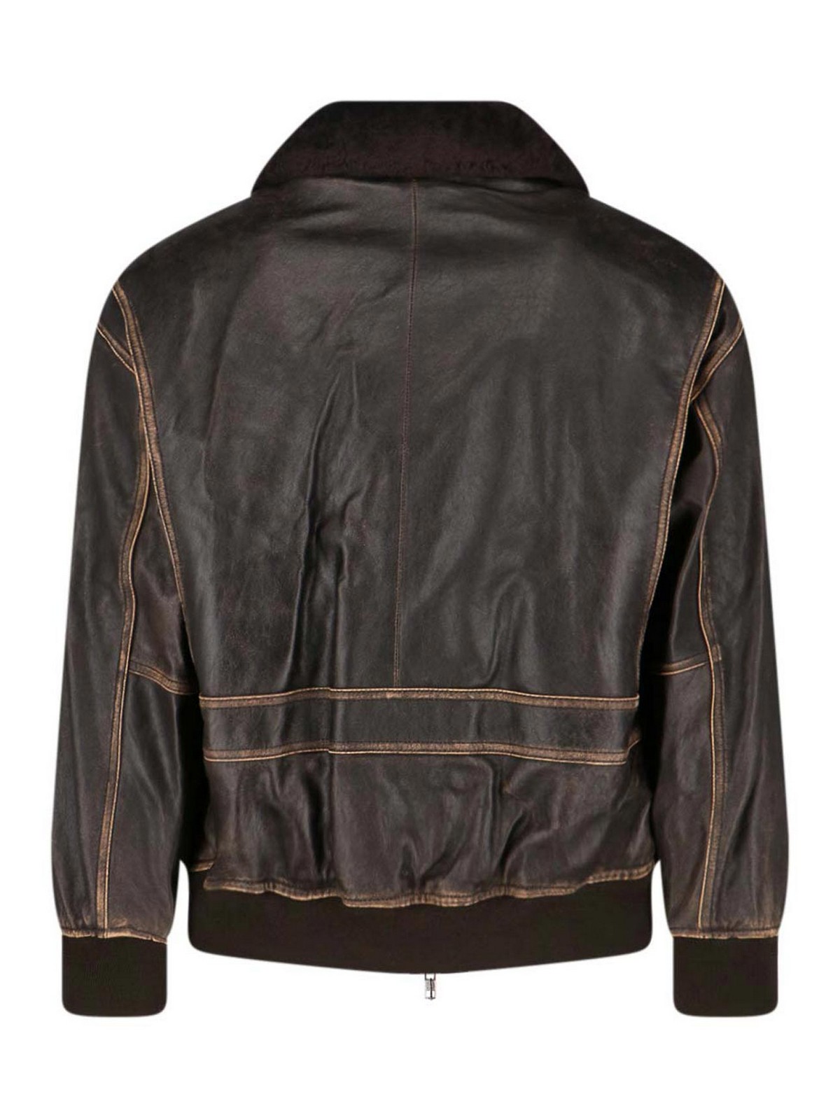 Lambskin Jacket UDJU5C102W2BRUSHEDBROWN (Dunst / レザー&ファージャケット・コート ) | Dunst (ダンスト)(1)