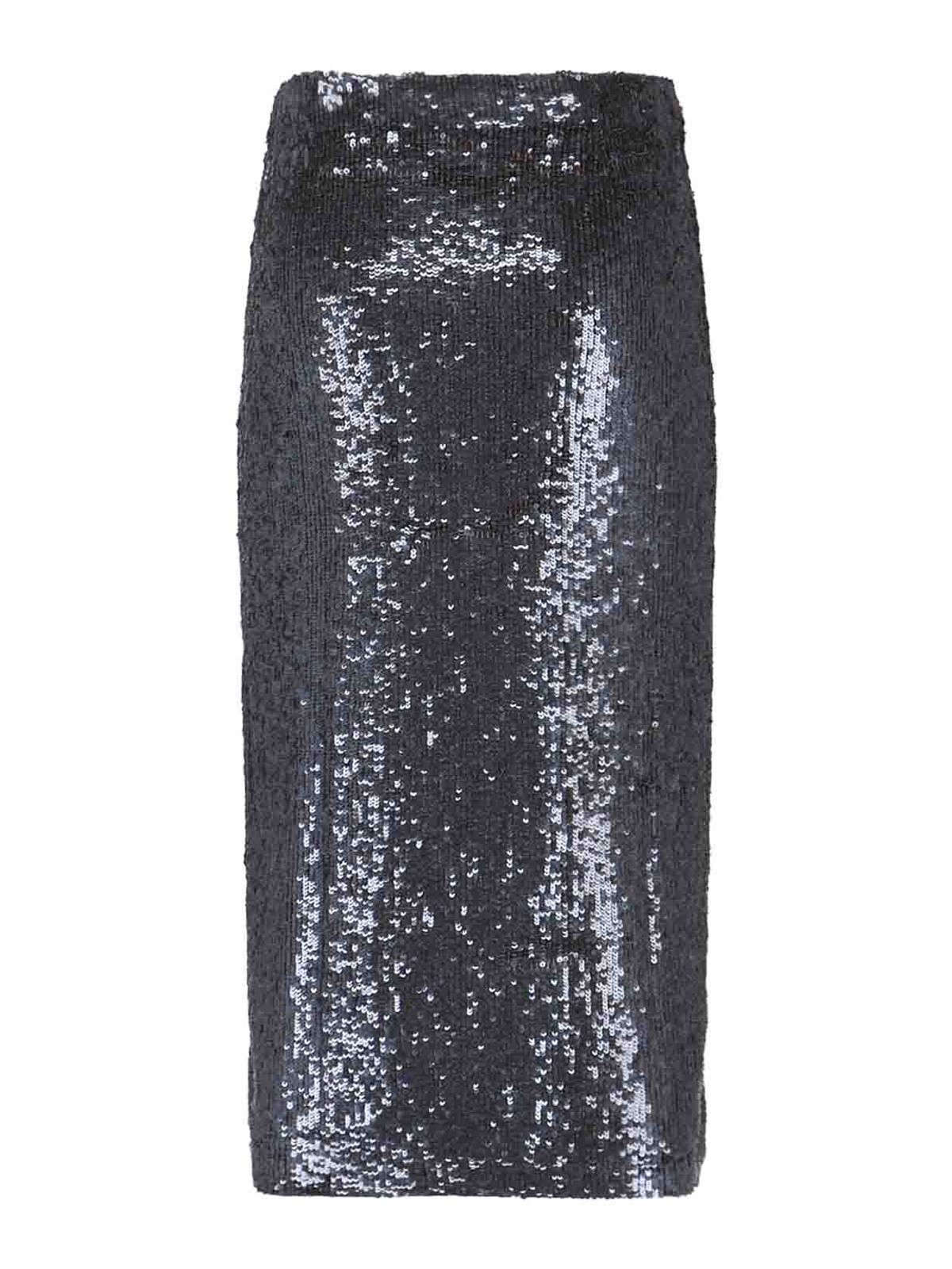 Midi Skirt With Sequins D621538086 (P.A.R.O.S.H. / スカート ) | P.A.R.O.S.H. (パロッシュ)(1)