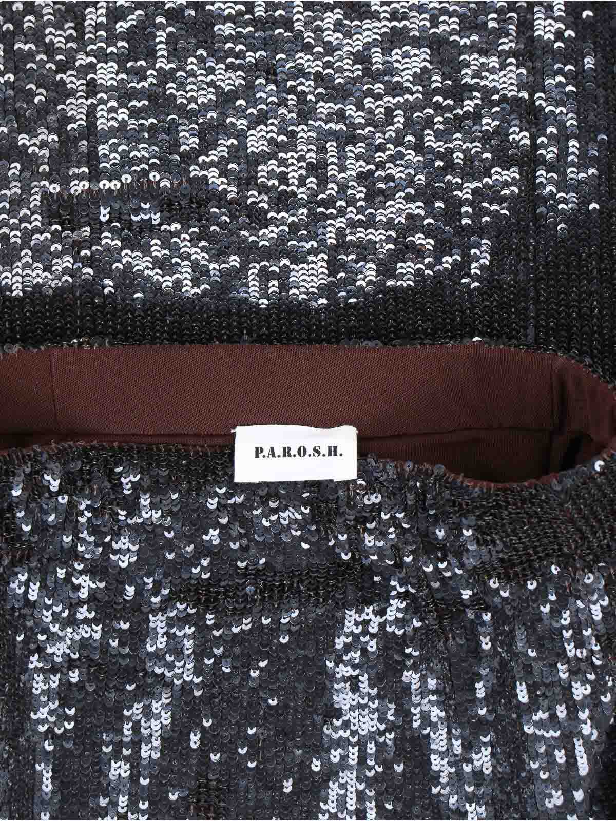 Midi Skirt With Sequins D621538086 (P.A.R.O.S.H. / スカート ) | P.A.R.O.S.H. (パロッシュ)(4)