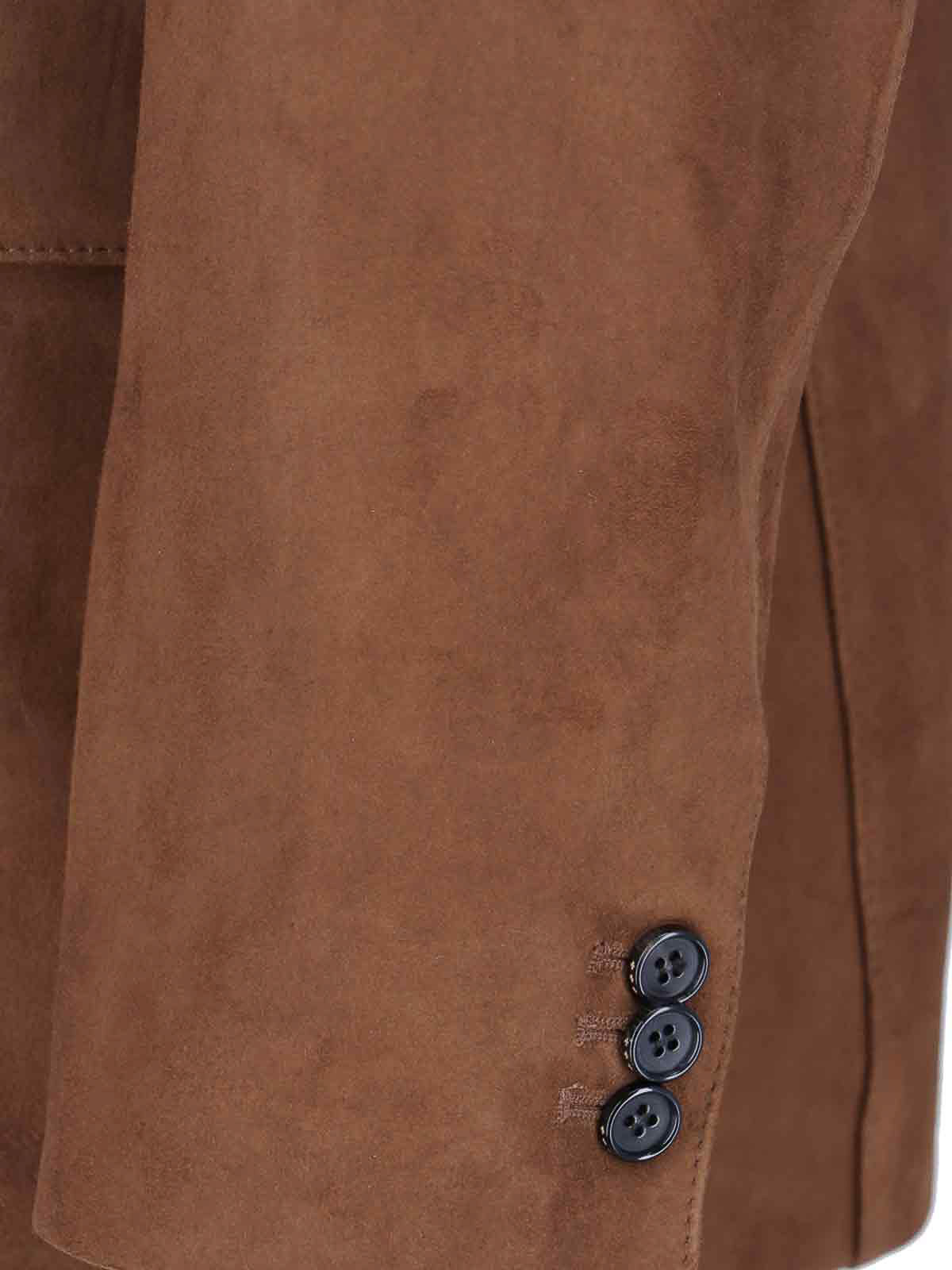 Blazer Monopetto In Suede BE34LJ34CAMEL (Tonywack / レザー&ファージャケット・コート ) | Tonywack (トニーワック)(2)