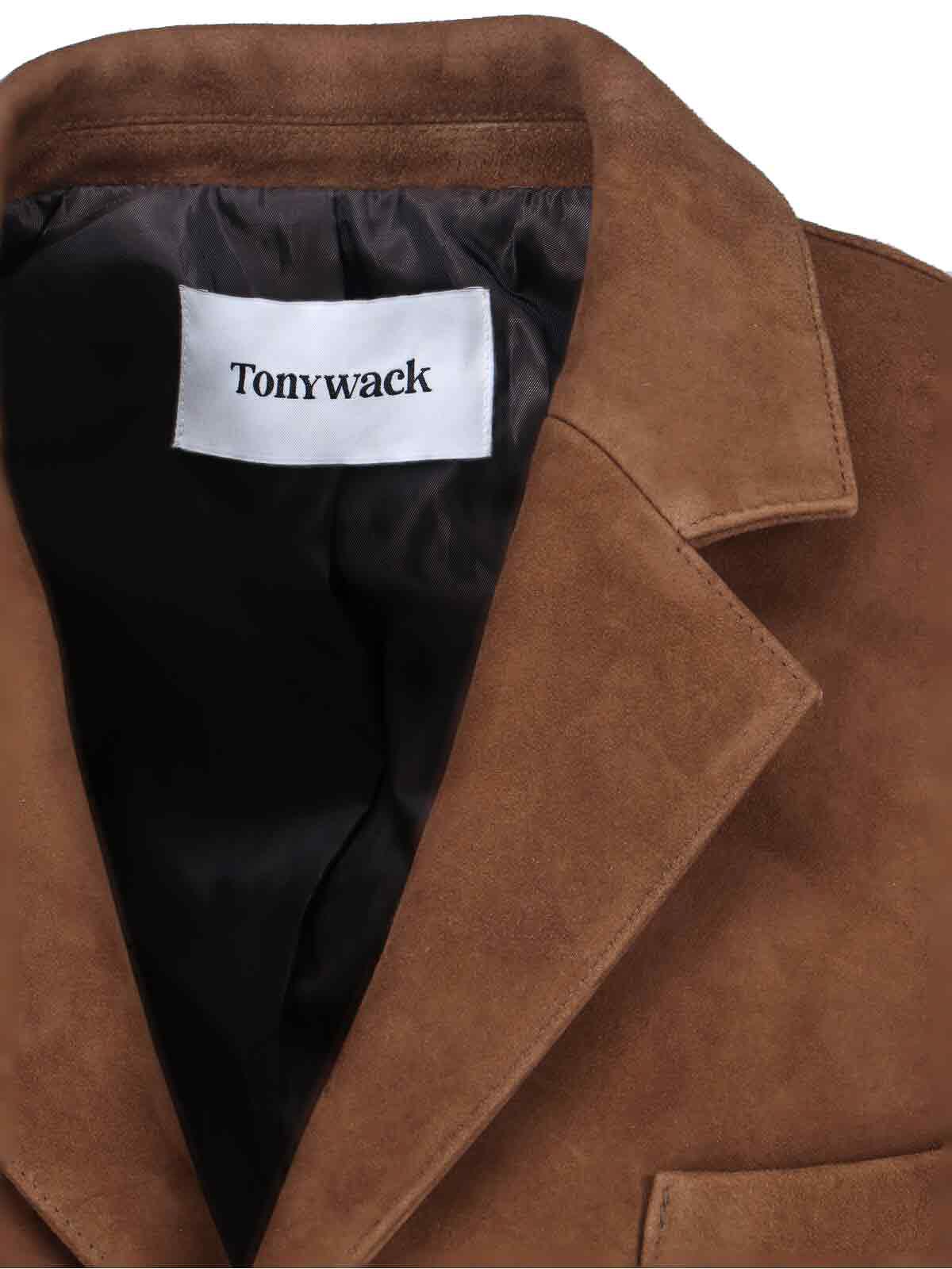 Blazer Monopetto In Suede BE34LJ34CAMEL (Tonywack / レザー&ファージャケット・コート ) | Tonywack (トニーワック)(3)