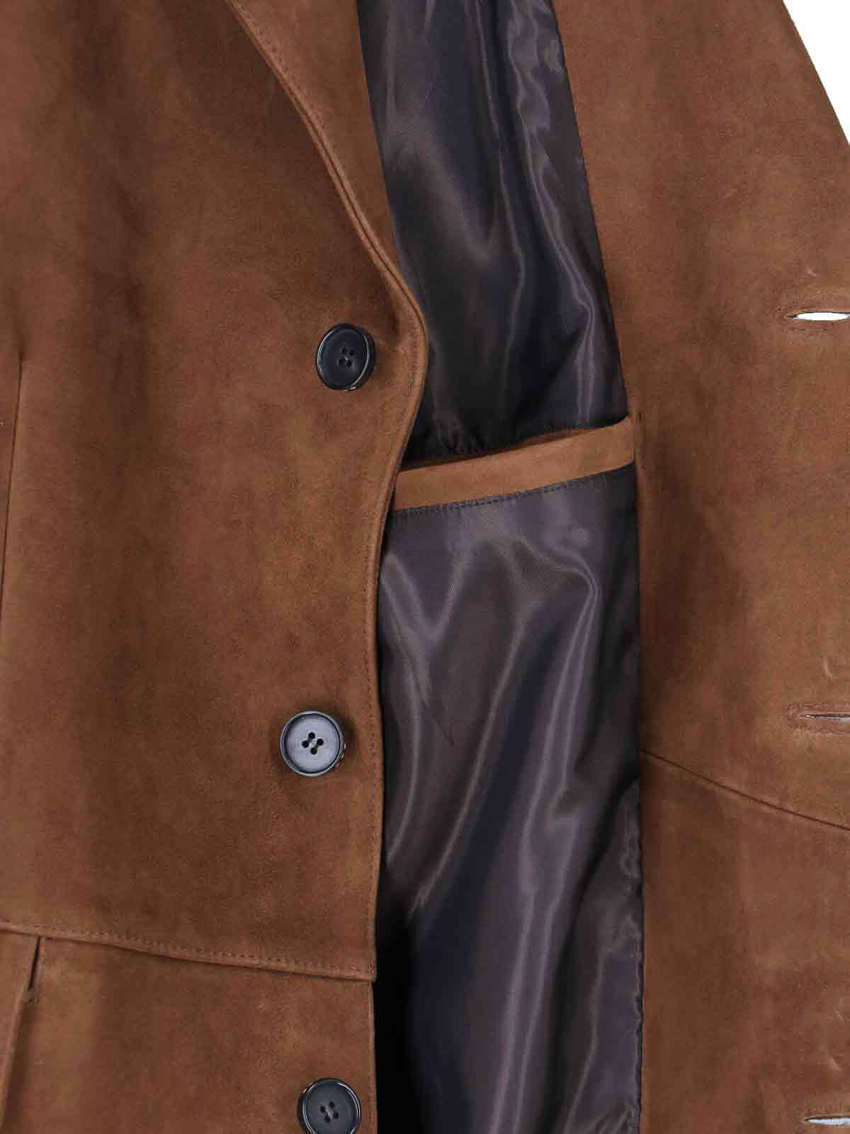 Blazer Monopetto In Suede BE34LJ34CAMEL (Tonywack / レザー&ファージャケット・コート ) | Tonywack (トニーワック)(4)