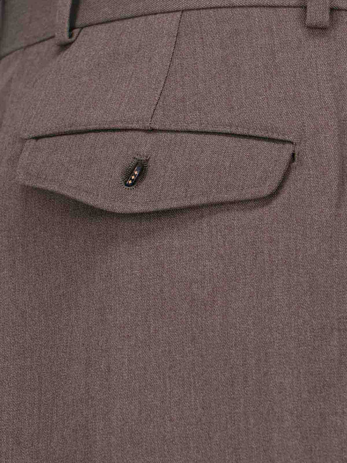 Wool blend trousers BE34PT11HAZELNUT (Tonywack / パンツ ) | Tonywack (トニーワック)(3)